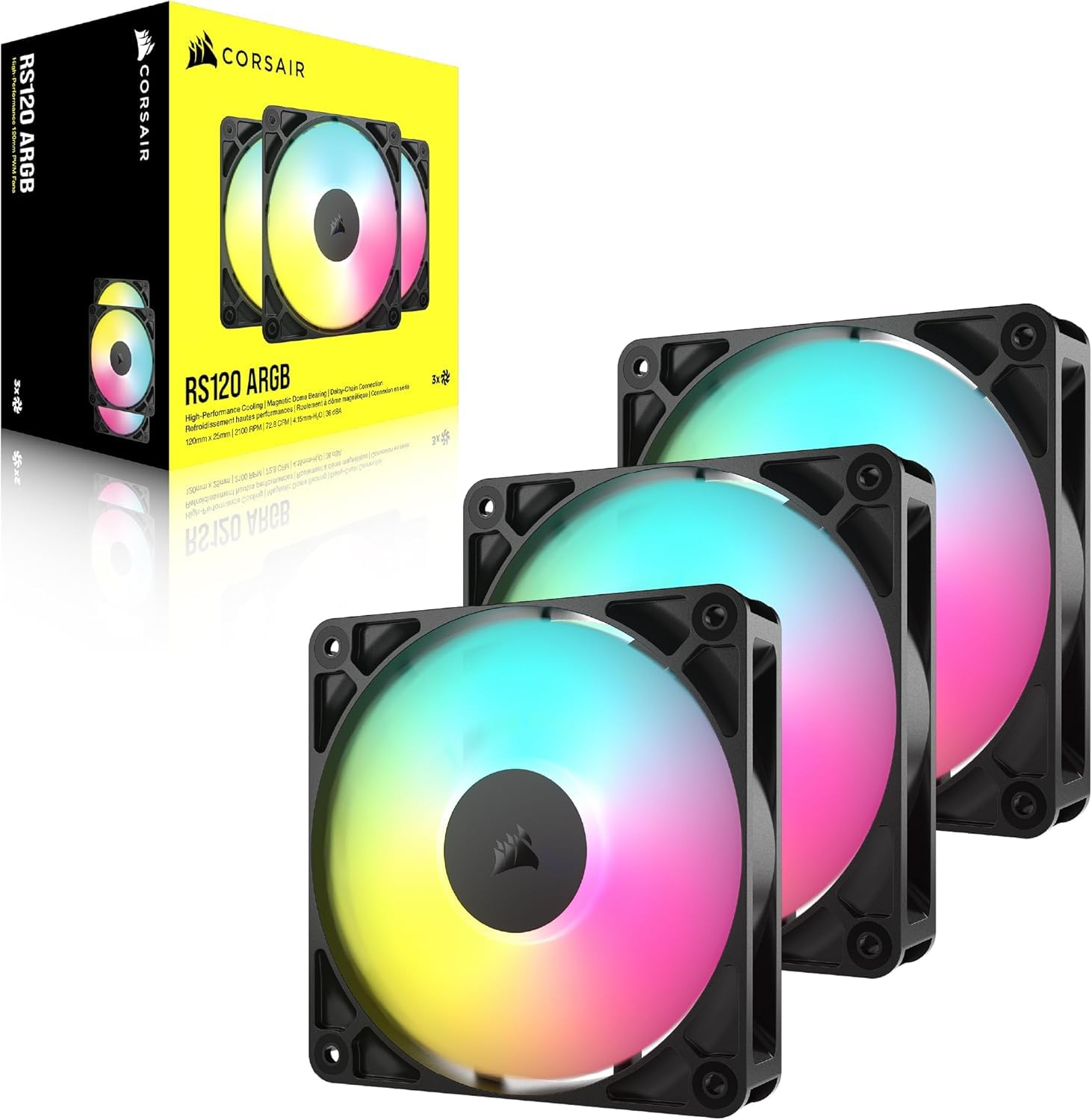 corsair-rs120-argb-120mm-pwm-triple-pack-noir image 8