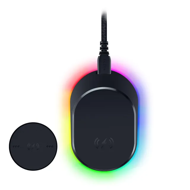 razer-mouse-dock-pro-charging-puck-station-recharge-sans-fil-noire image 1