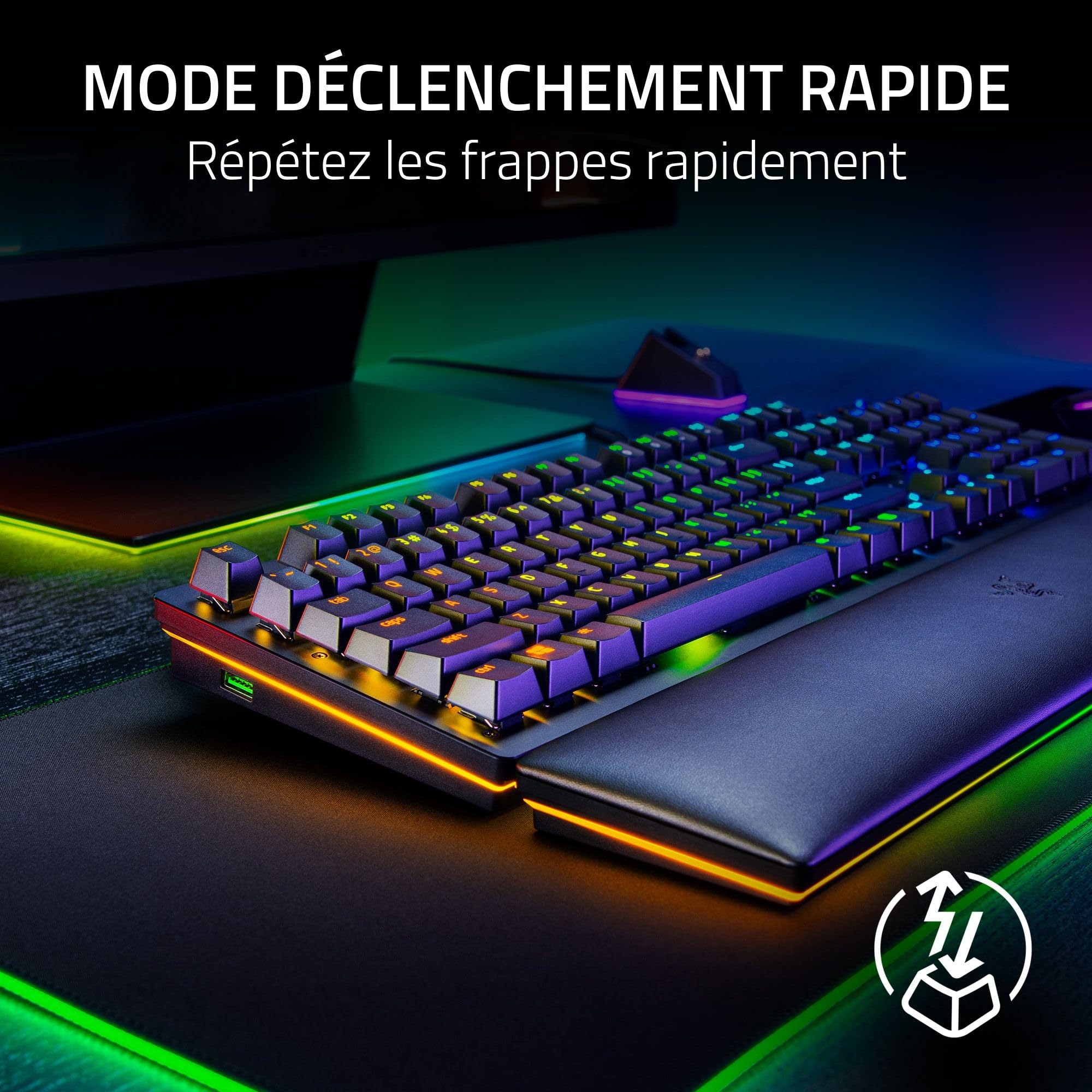 razer-huntsman-v2-analog-clavier-gaming-optique-analogique-azerty-noir image 3