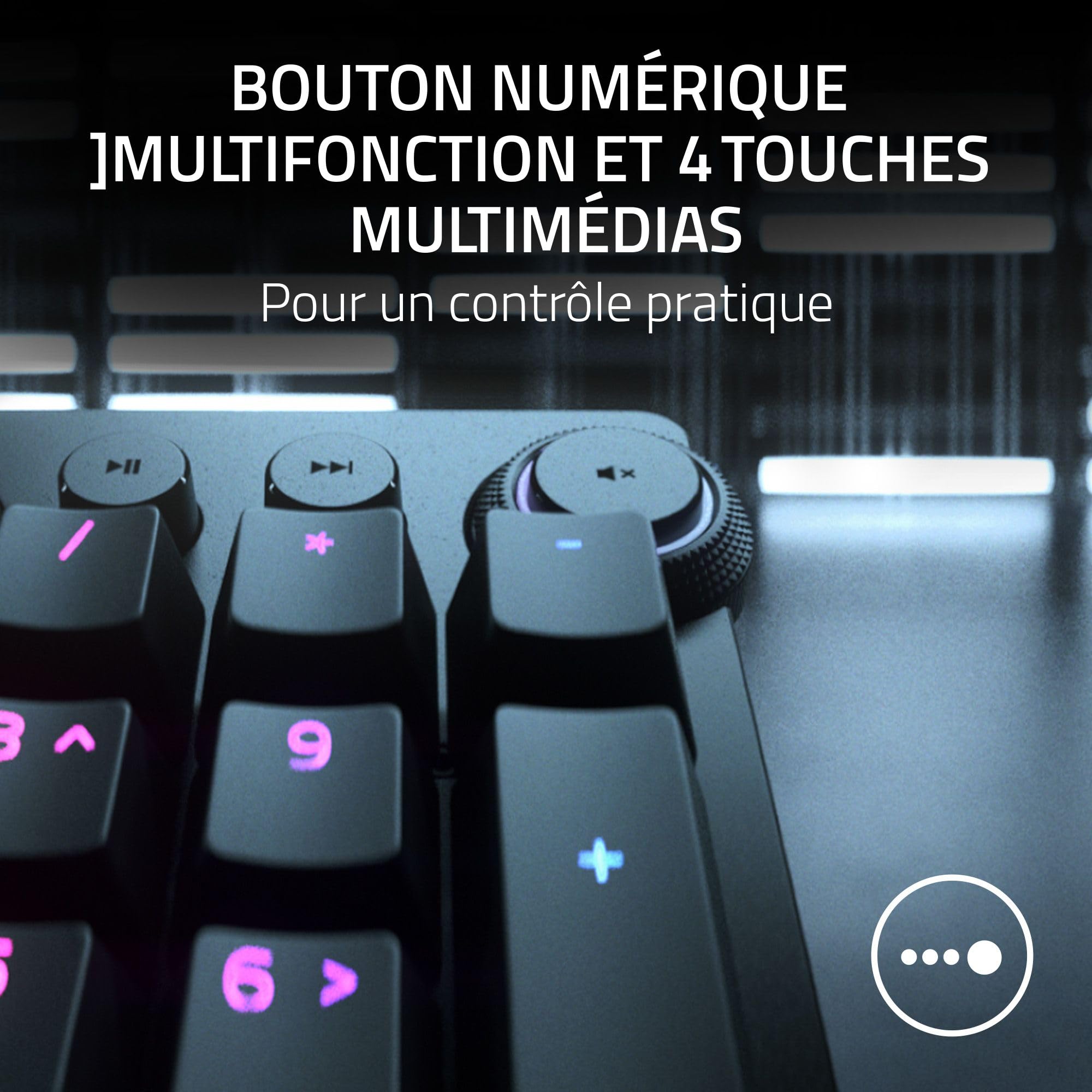 razer-huntsman-v2-analog-clavier-gaming-optique-analogique-azerty-noir image 6