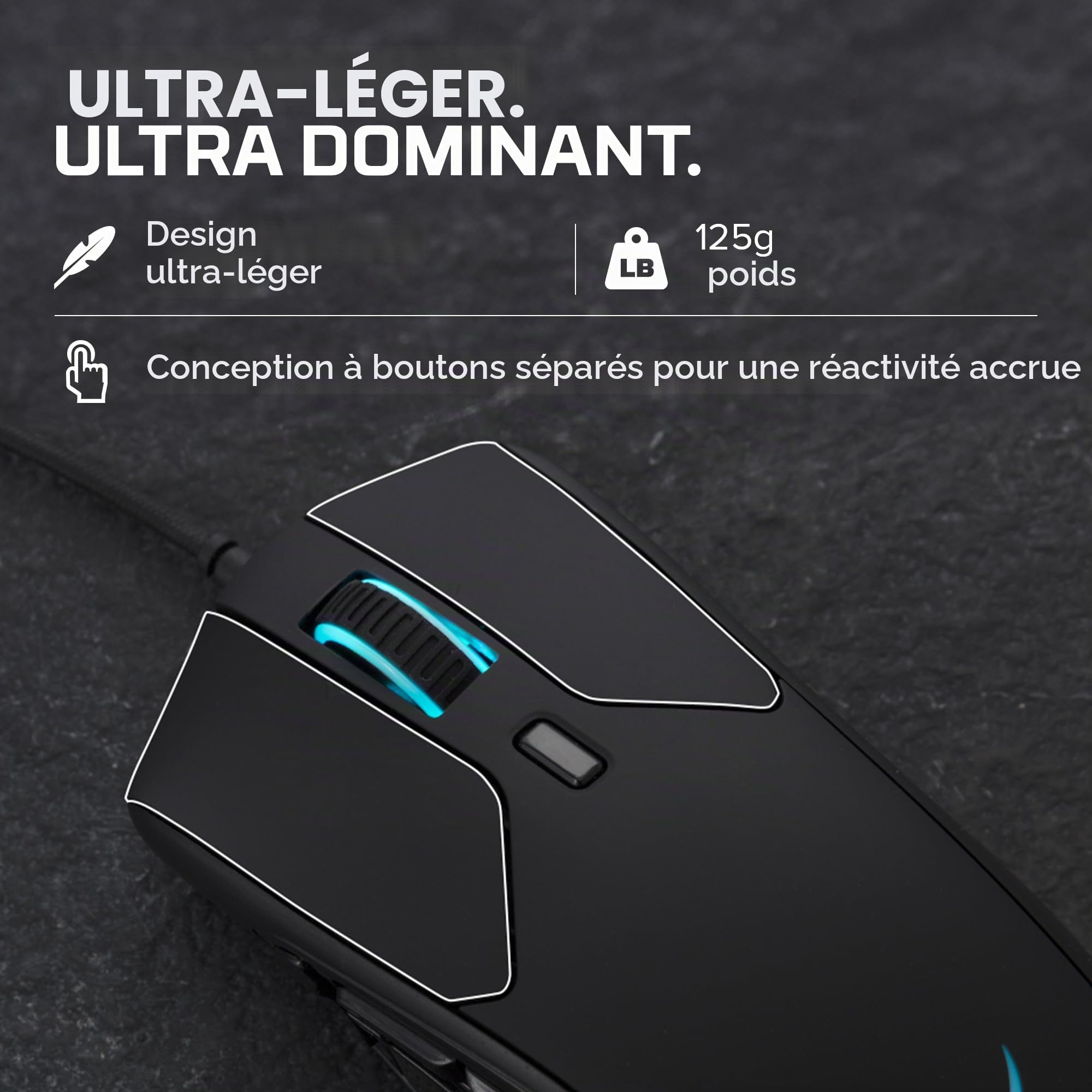 hyperx-pulsefire-raid-souris-gaming-rgb-ergonomique-11-boutons-programmables-cap image 3