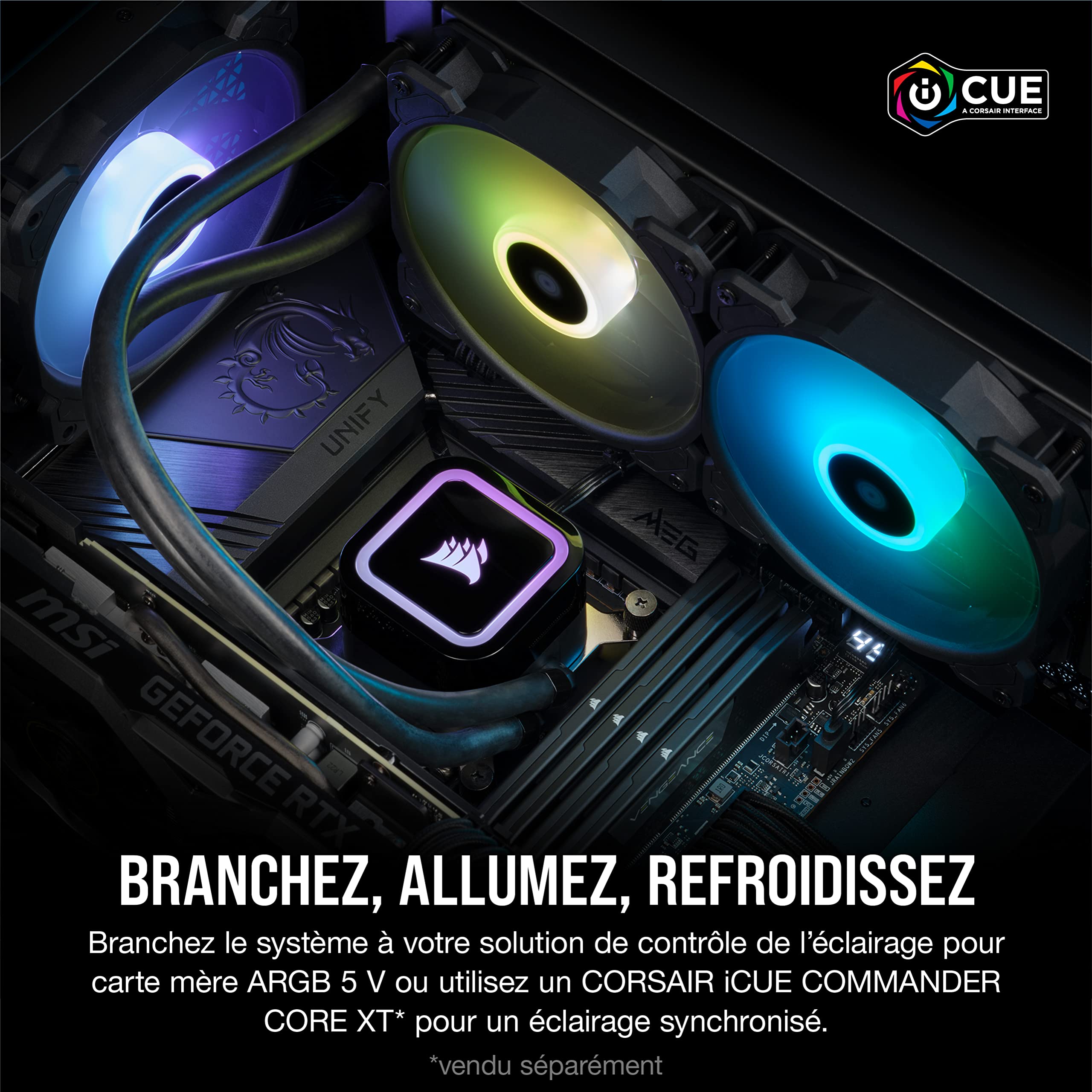 corsair-hydro-h100x-elite-noir-watercooling-cpu-240-mm image 4