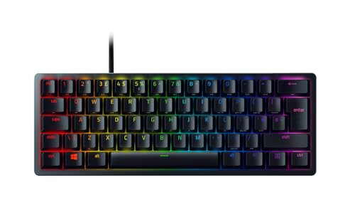 razer-huntsman-mini-60-clavier-gaming-optique-m-canique-violet-clicky-noir-azert image 5