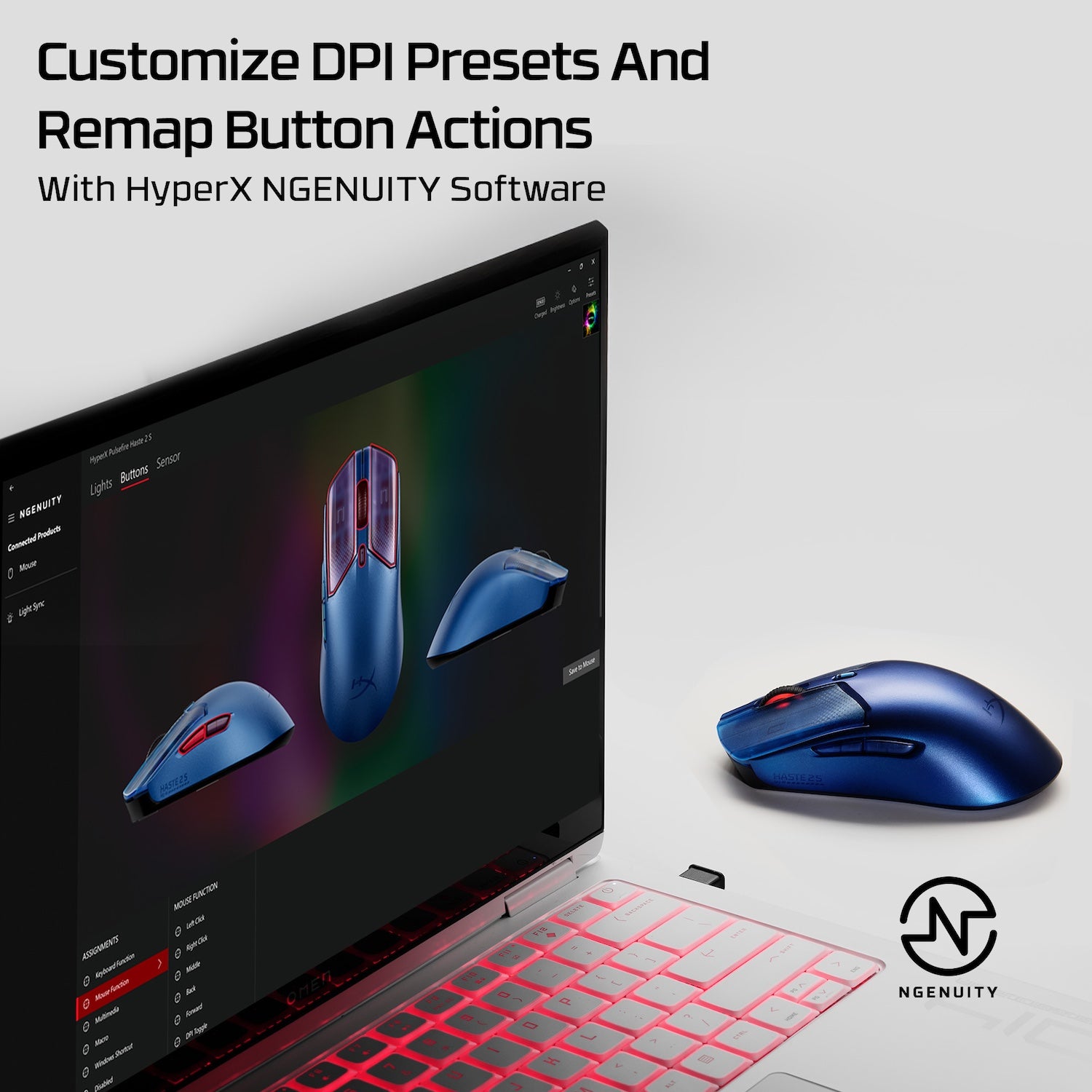 hyperx-pulsefire-haste-2-s-souris-gaming-sans-fil image 7