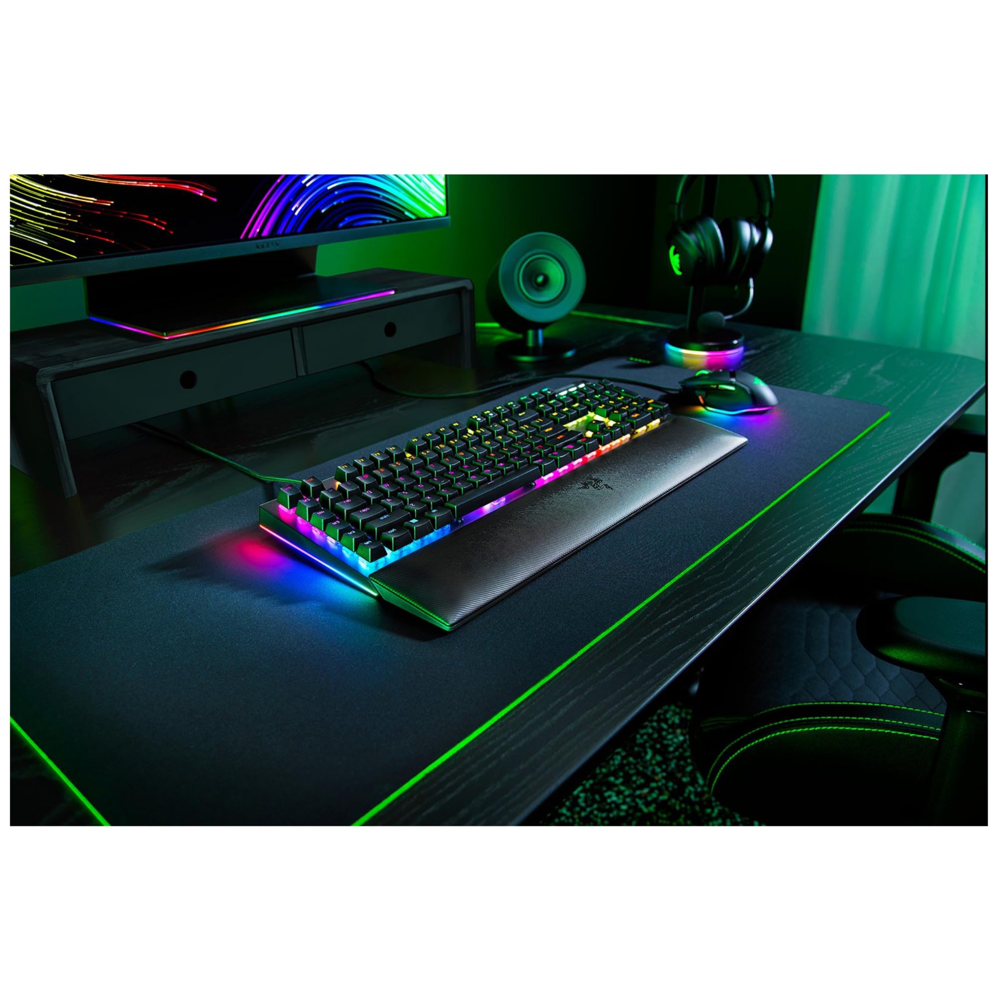 razer-blackwidow-v4-green-switch-clavier-gaming-m-canique-qwertz-noir image 4