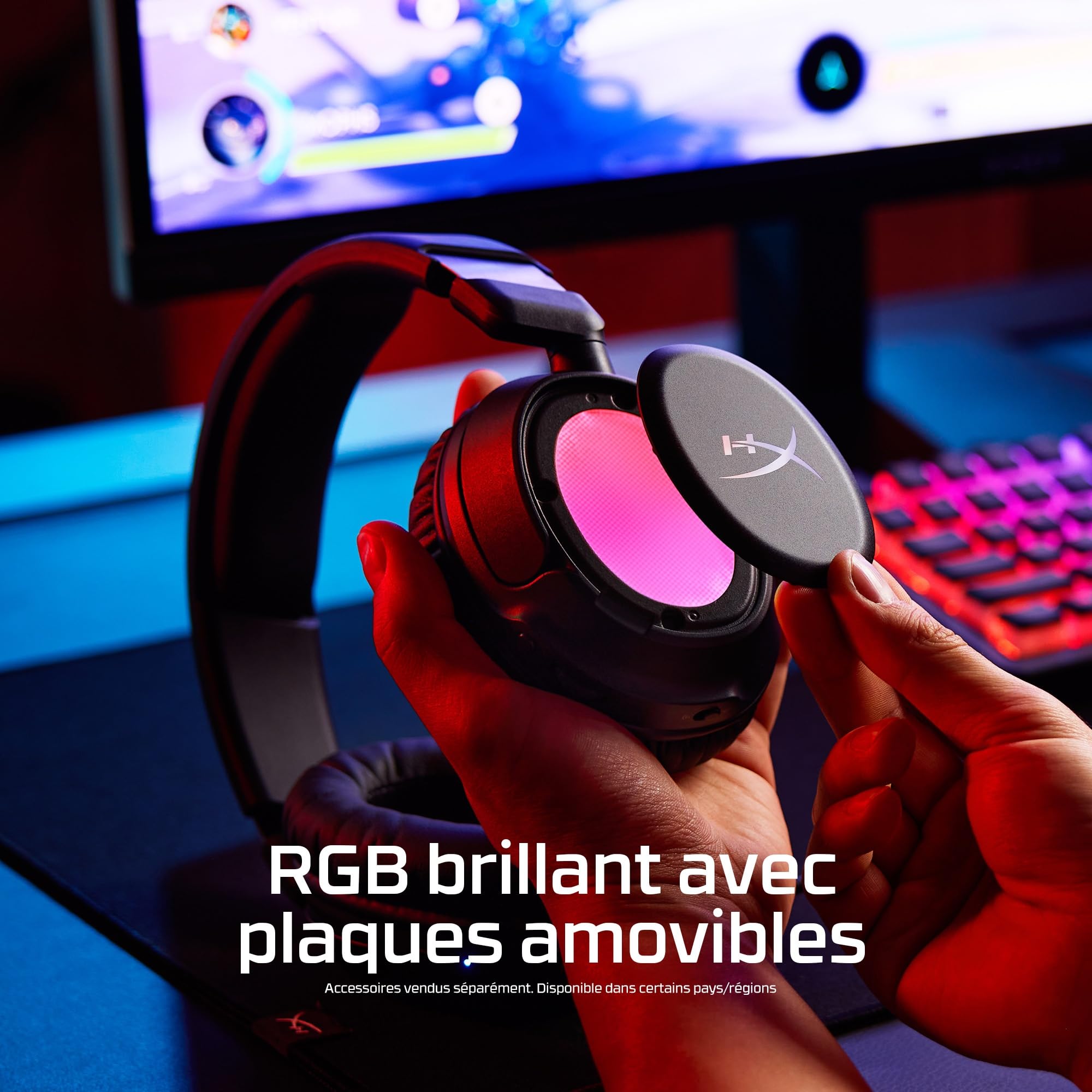 hyperx-cloud-flight-2-casque-gaming-sans-fil-rgb-100h-blanc image 5