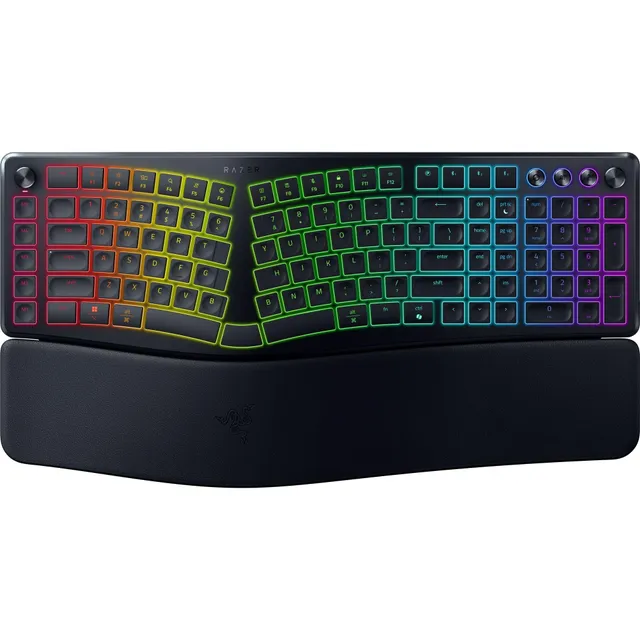 razer-pro-type-ergo-clavier-ergonomique-sans-fil-rgb-noir-qwerty-us image 1