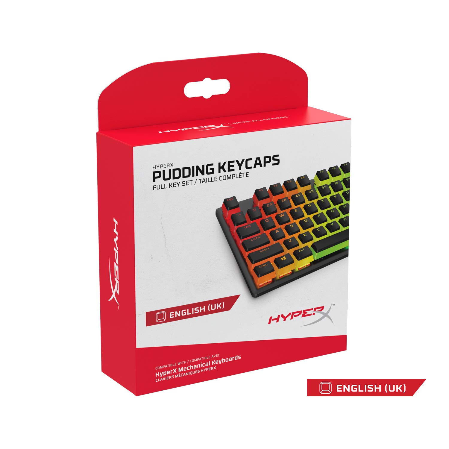 hyperx-pudding-keycaps-jeu-complet-abs-layout-britannique-noir image 6