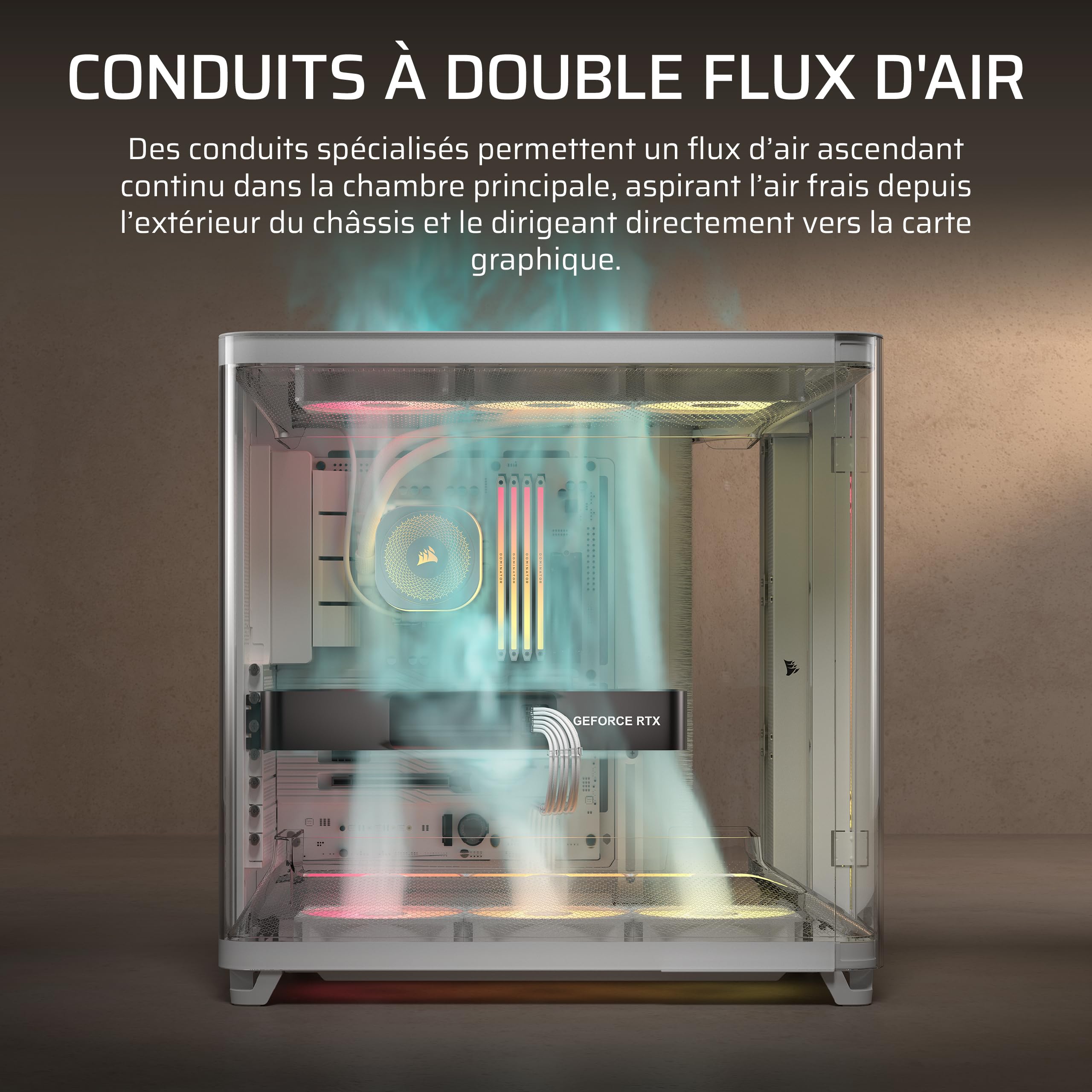 corsair-air-5400-rs-r-argb-bo-tier-pc-triple-chambre-moyen-tour-blanc image 4