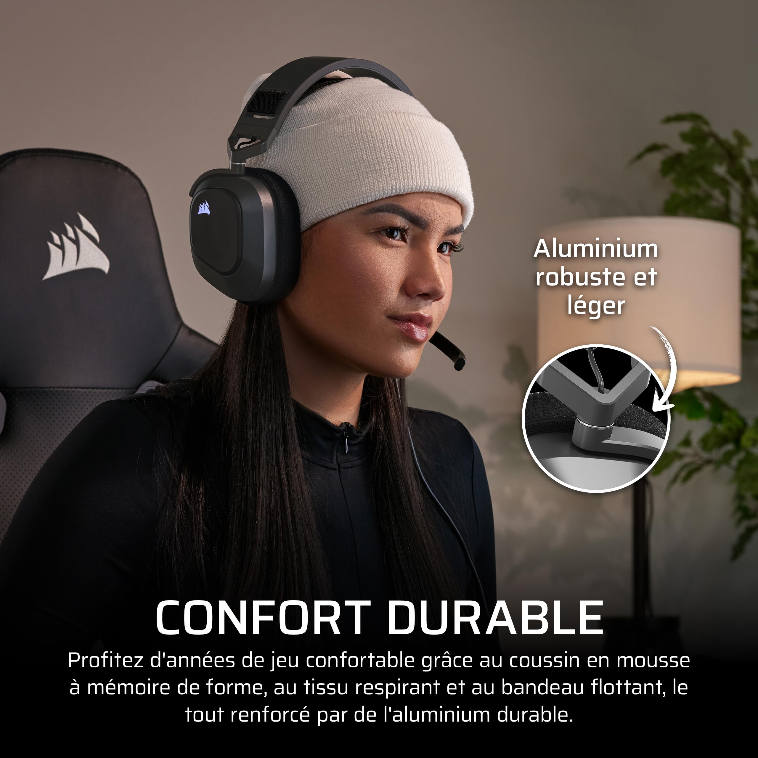 corsair-hs80-max-wireless-xbox-casque-de-jeu-gris-acier-dolby-atmos-bluetooth image 4