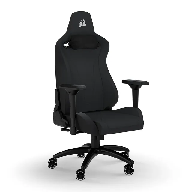 corsair-tc200-fabric-fauteuil-gaming-tissu-noir-noir-accoudoirs-4d-soutien-lomba image 1