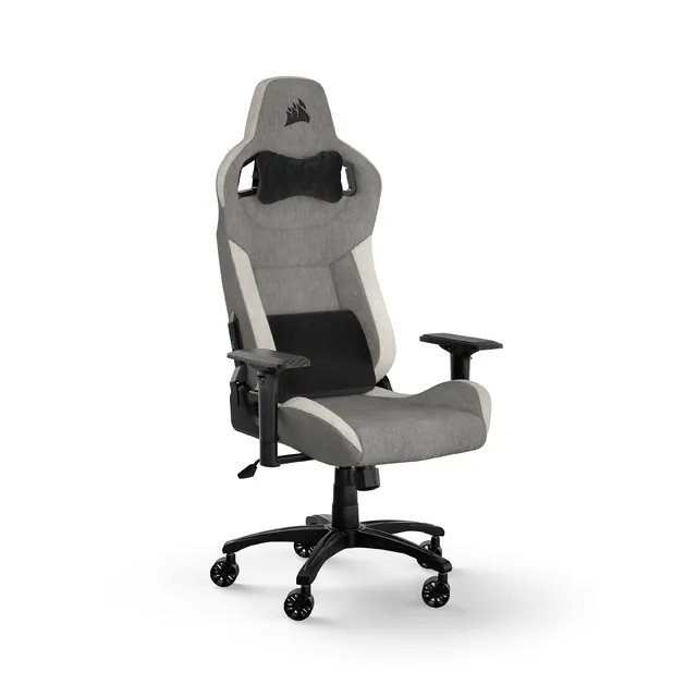 corsair-t3-rush-fabric-2023-fauteuil-gaming-tissu-gris-et-blanc image 1