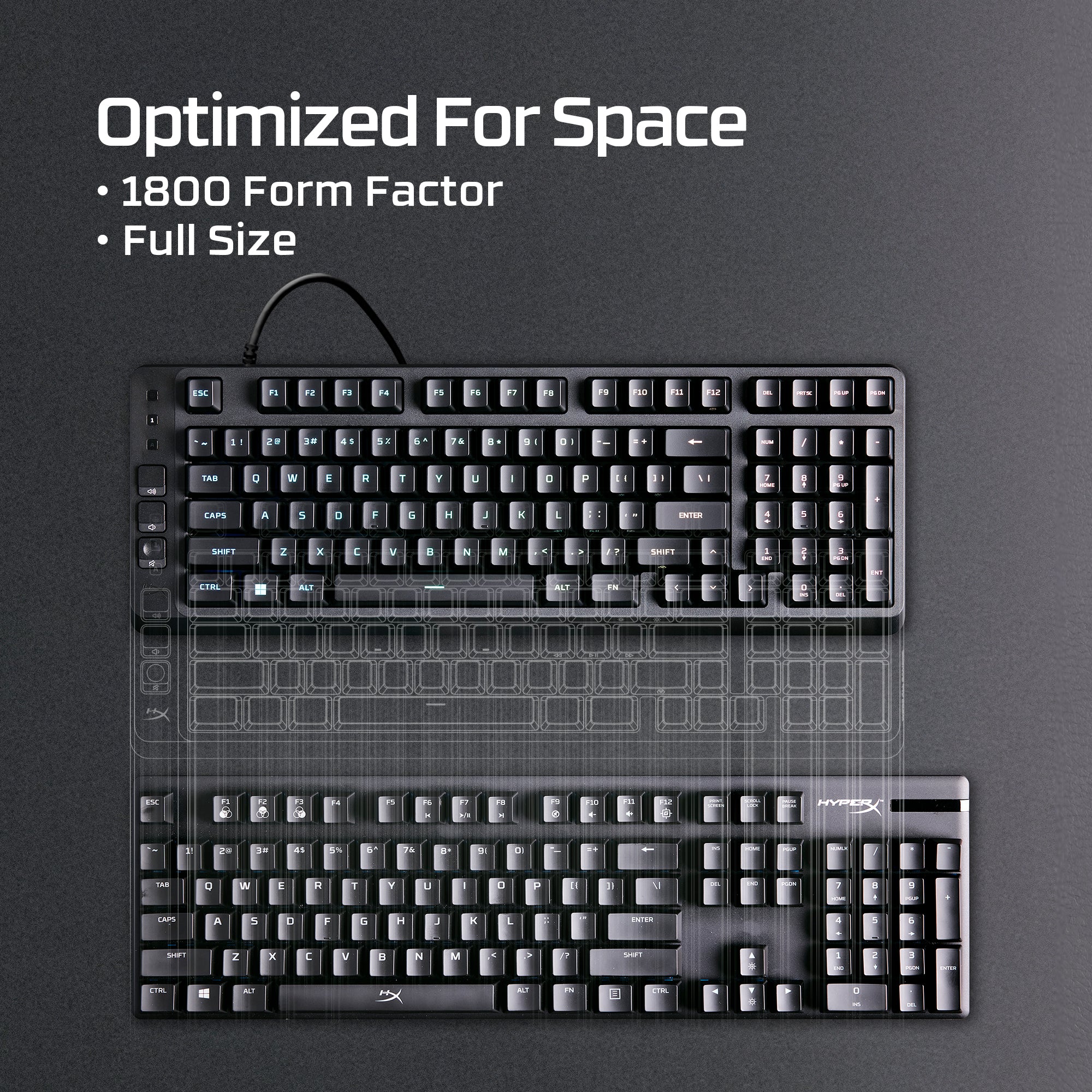hyperx-eve-1800-clavier-gaming-membrane image 2