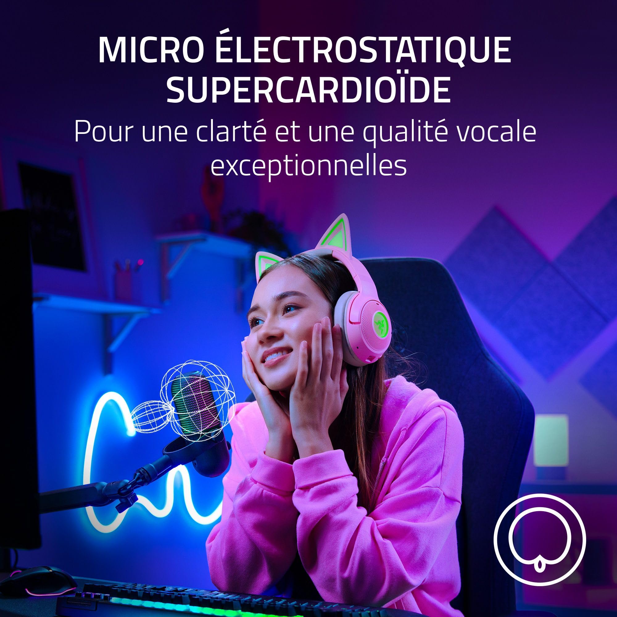 razer-seiren-v3-chroma-microphone-usb-rgb-tap-to-mute-noir image 4