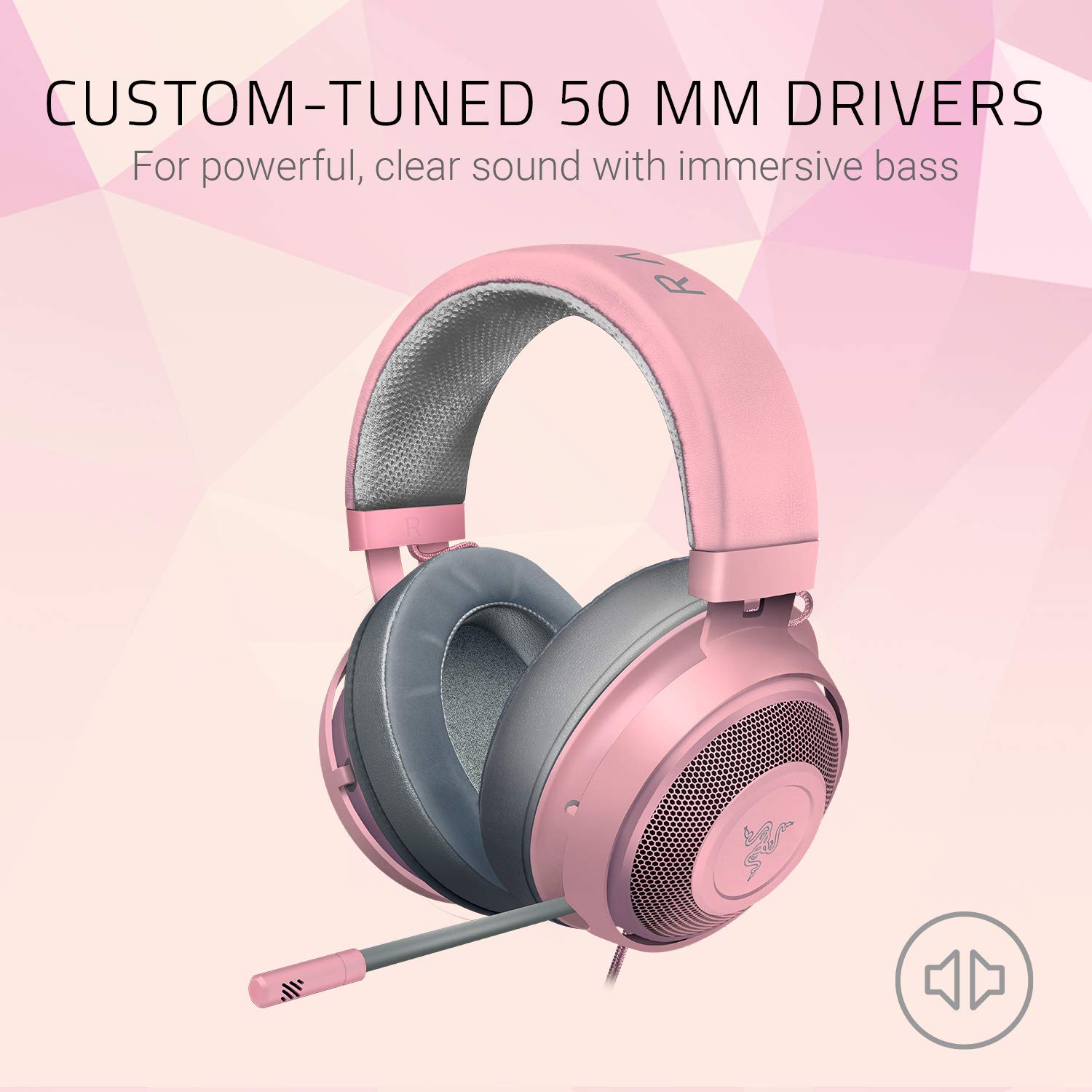 razer-kraken-casque-gaming-filaire-multiplateforme-50-mm-rose-quartz image 2