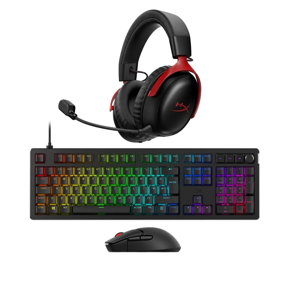 hyperx-bundle-cloud-iii-s-wireless-alloy-rise-pulsefire-saga-pro-wireless image 1