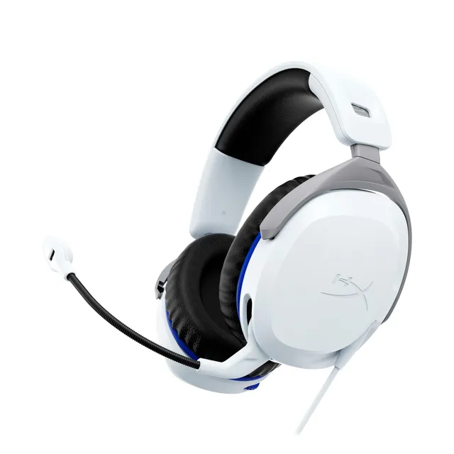 hyperx-cloud-stinger-2-pour-playstation-casque-gaming-filaire-blanc-et-bleu image 1