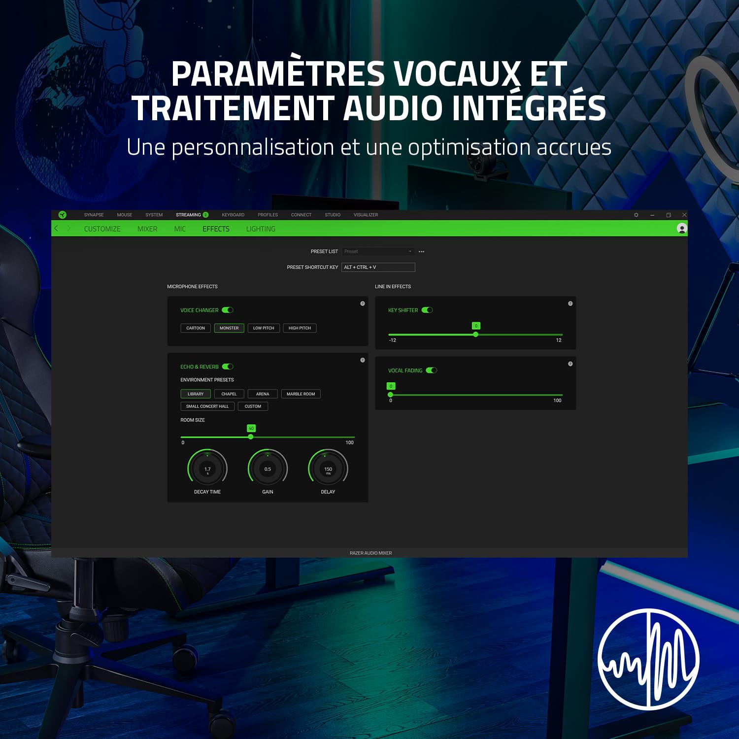 razer-audio-mixer-mixeur-audio-analogique-4-canaux-xlr-chroma-rgb image 7