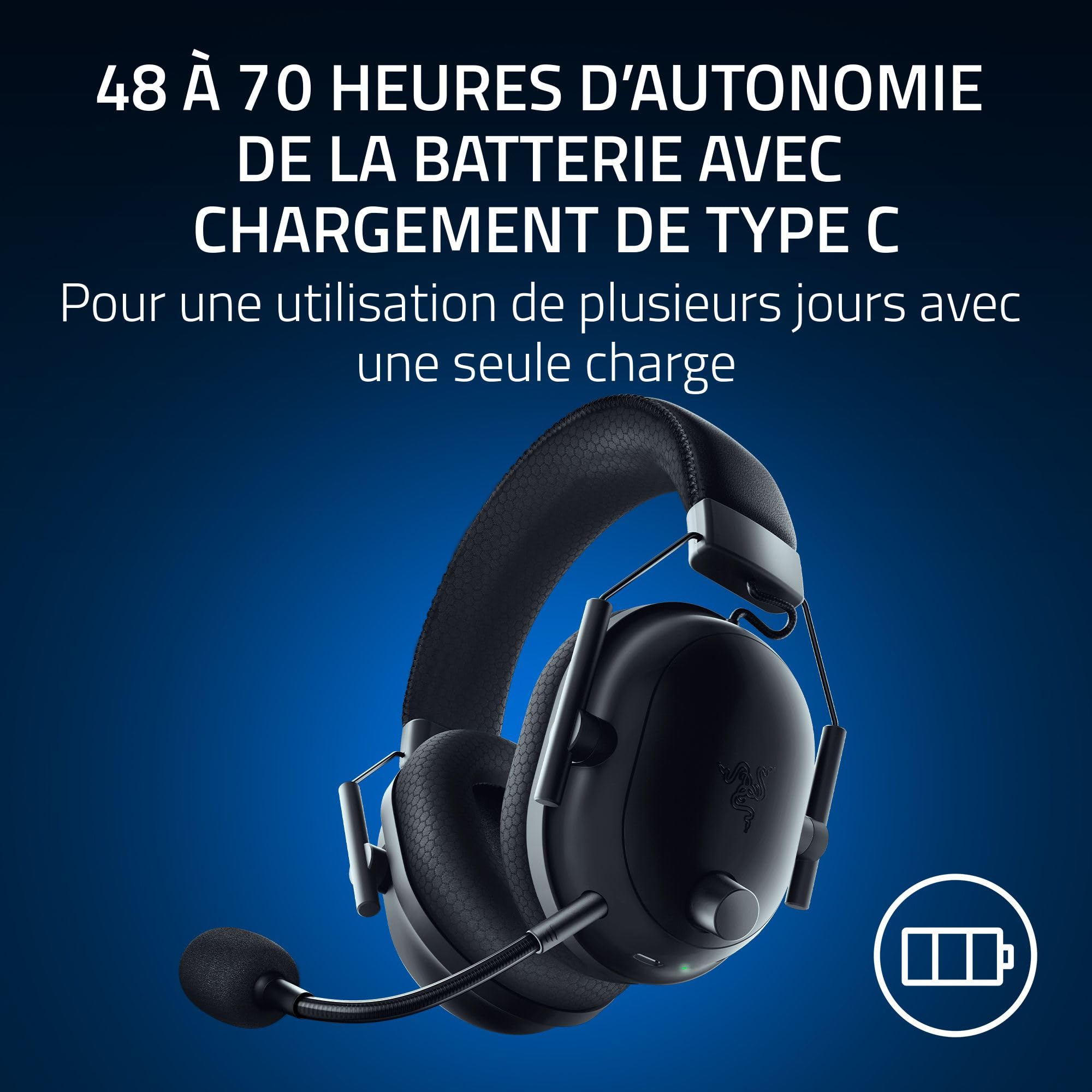 razer-blackshark-v2-pro-playstation-casque-e-sport-sans-fil-ps5-noir image 8