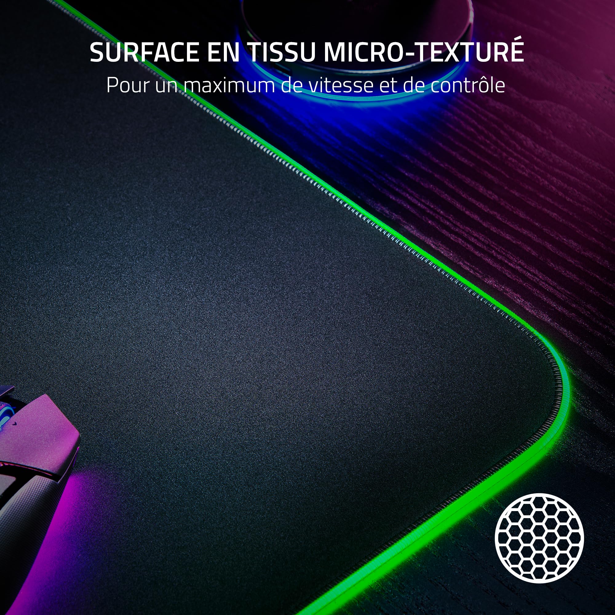 razer-goliathus-chroma-3xl-tapis-de-souris-gaming-souple-noir image 2