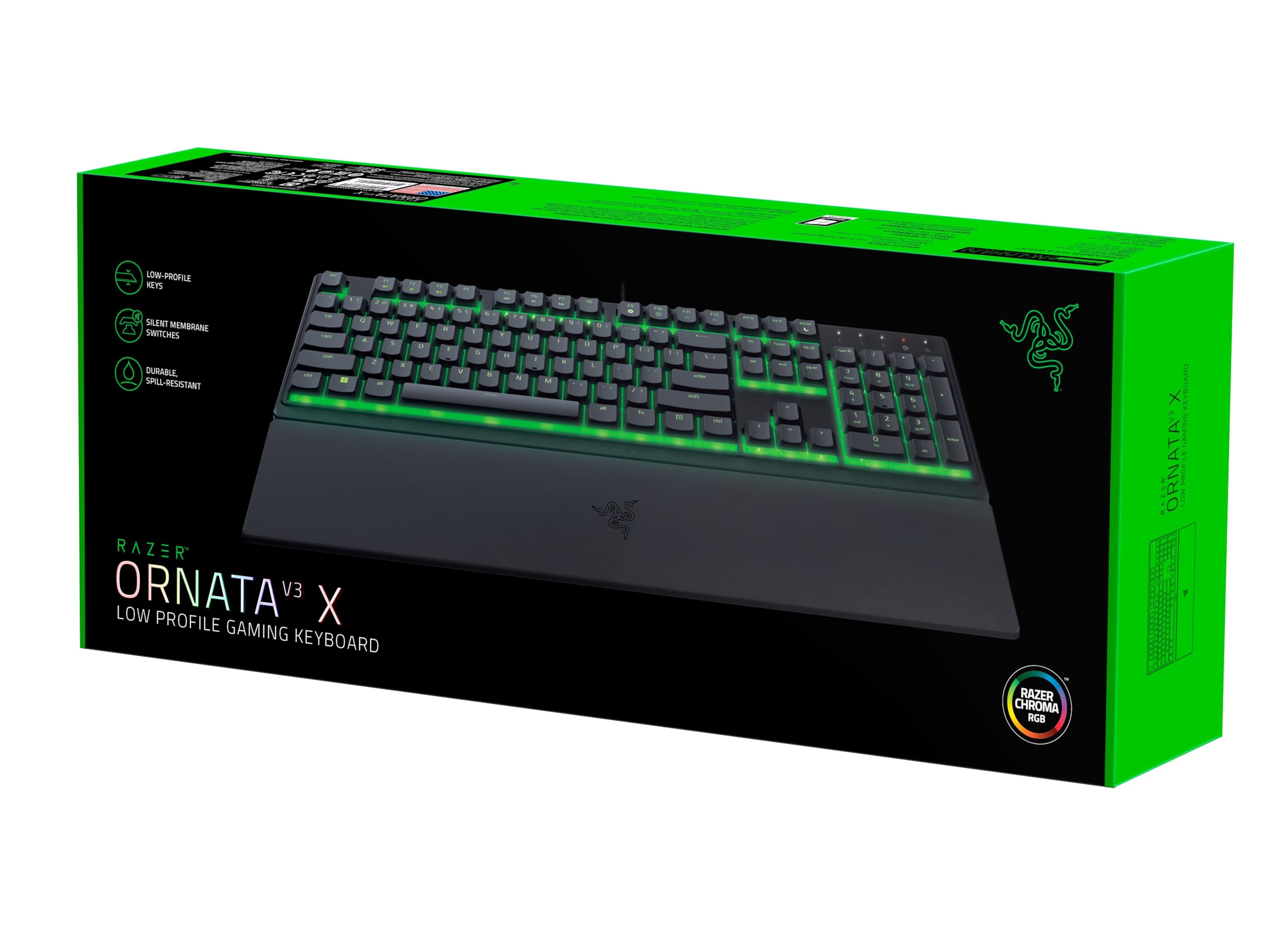 razer-ornata-v3-x-clavier-gaming-membrane-italien-noir image 1