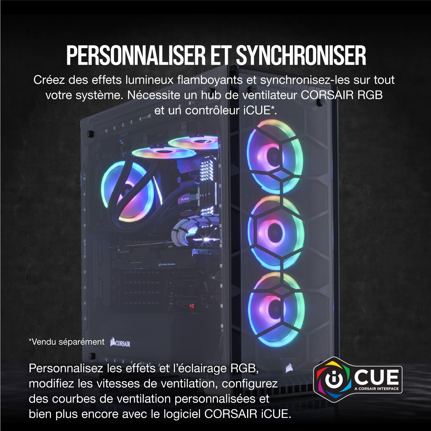 corsair-ll120-rgb-ventilateur-bo-tier-120mm-dual-light-loop-pwm image 4