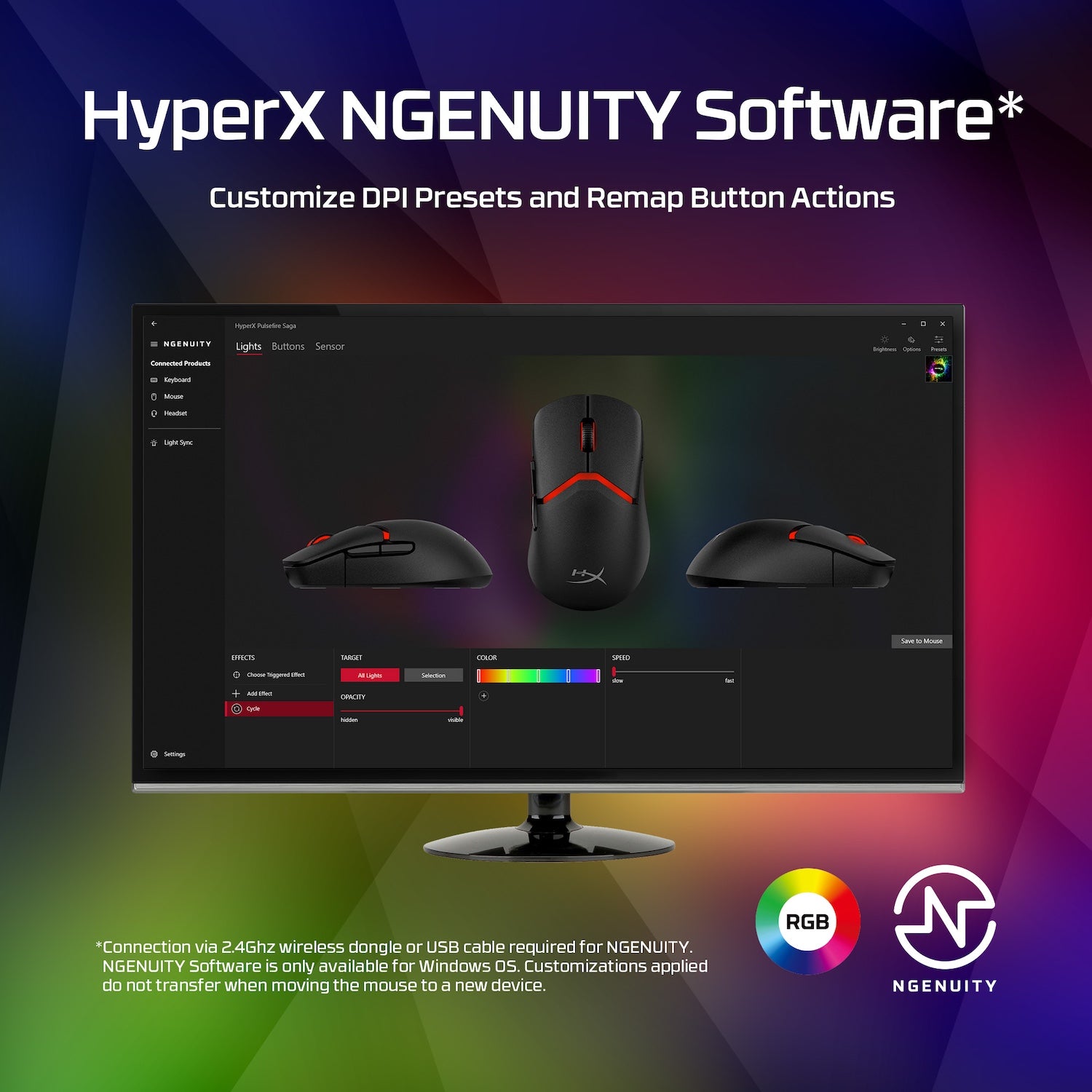 hyperx-pulsefire-saga-souris-gaming-personnalisable image 8