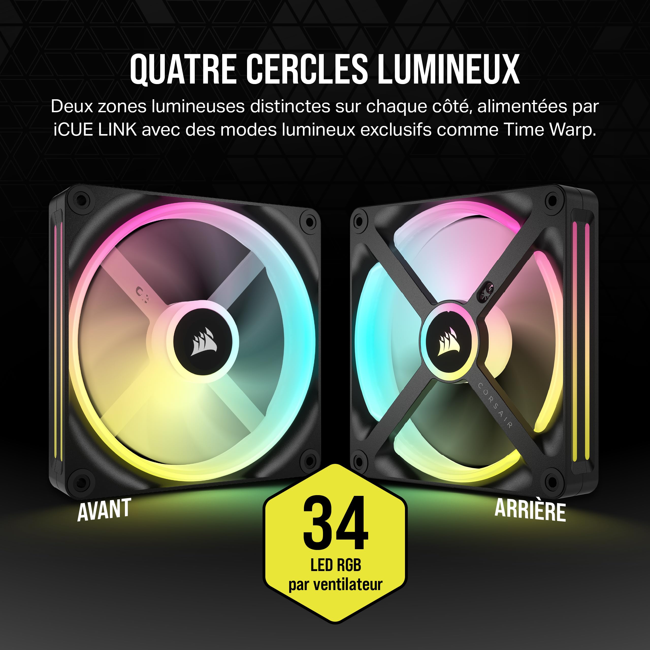 corsair-icue-link-qx140-rgb-140mm-ventilateur-pwm-noir image 5
