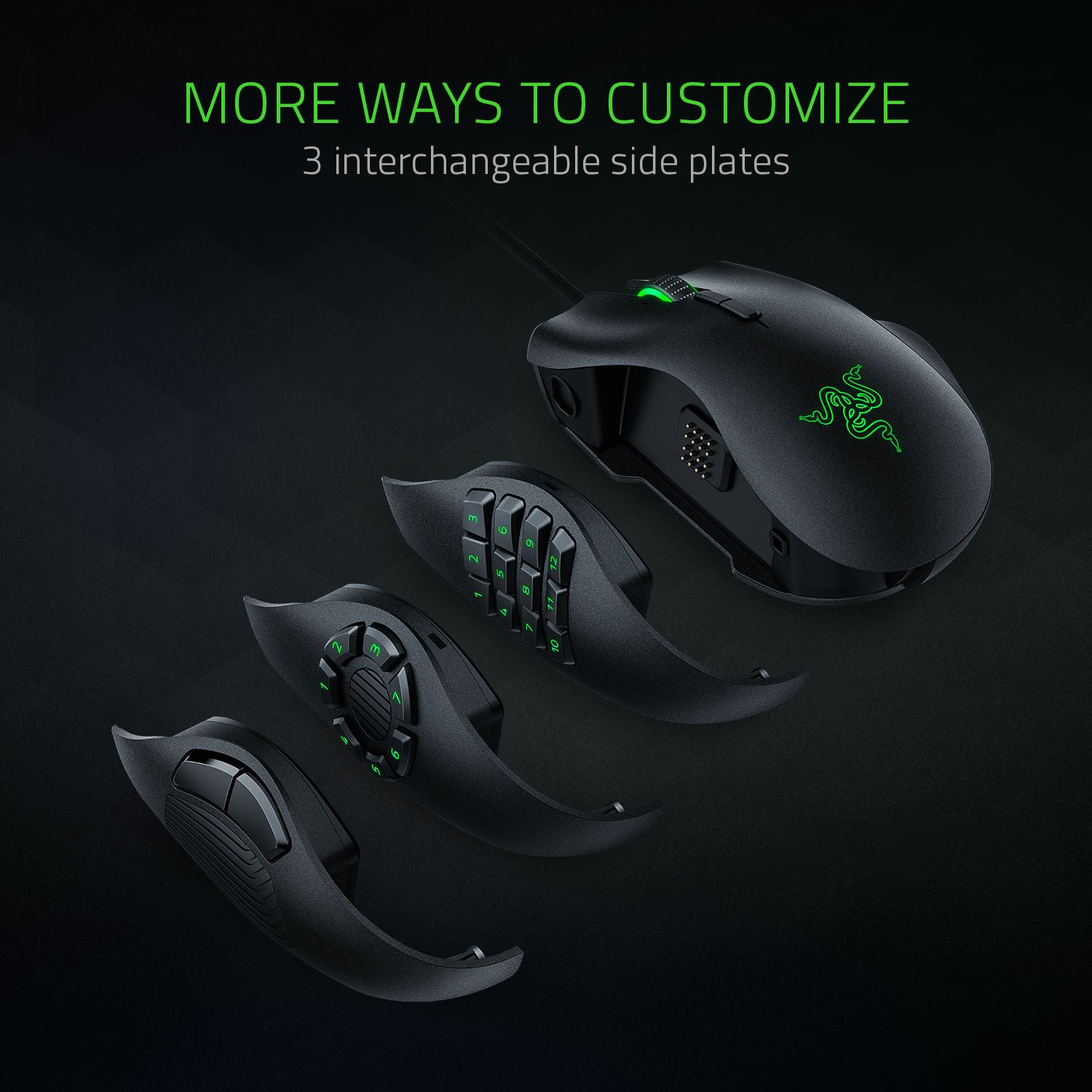 razer-naga-trinity-souris-gaming-filaire-modulaire-16000-dpi-19-boutons-3-pannea image 3