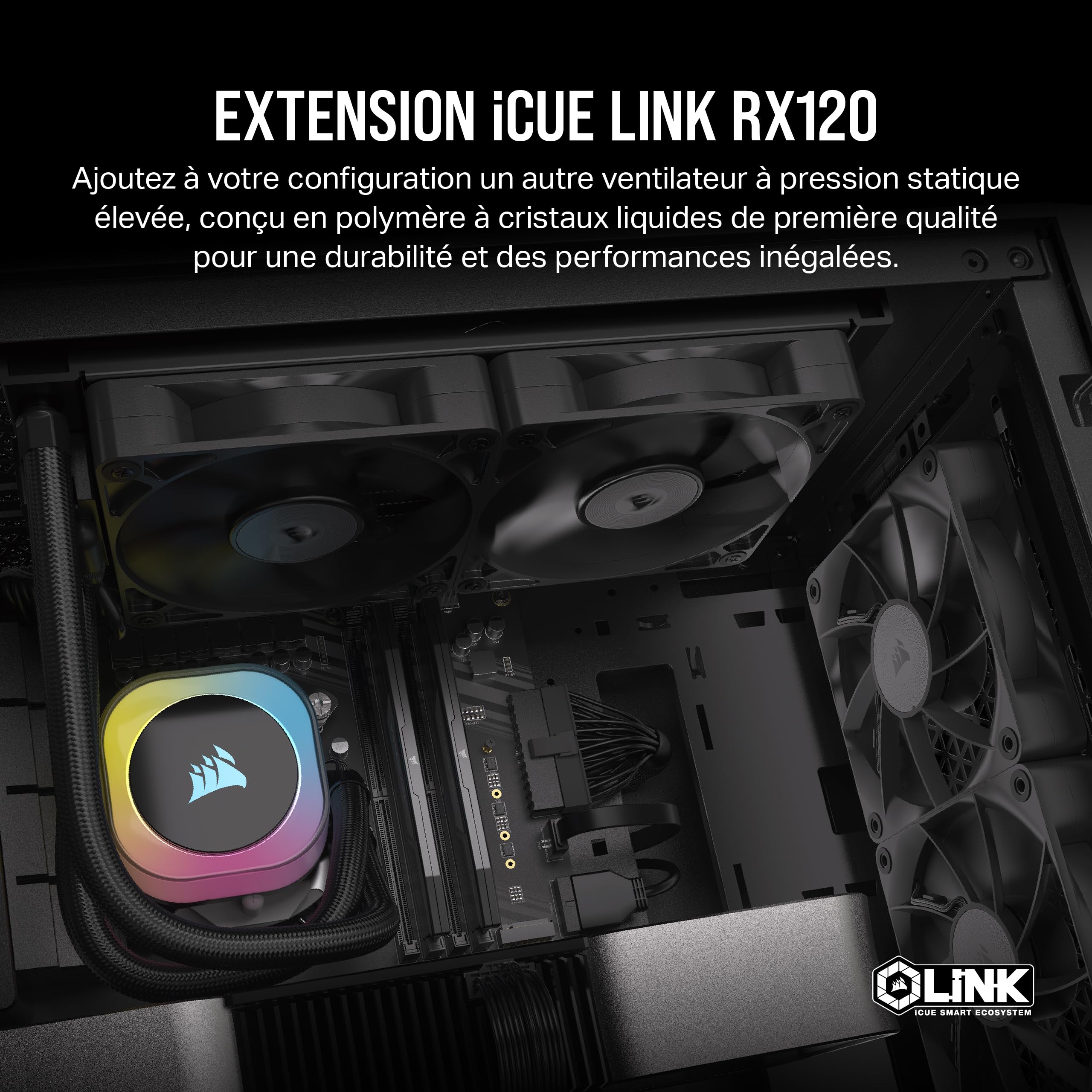 corsair-icue-link-rx120-ventilateur-pwm-120-mm-noir image 2