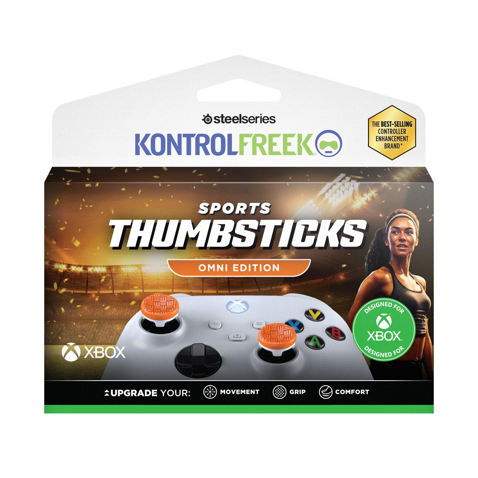 kontrolfreek-omni-grips-manette-xbox-low-rise-orange-x2 image 7