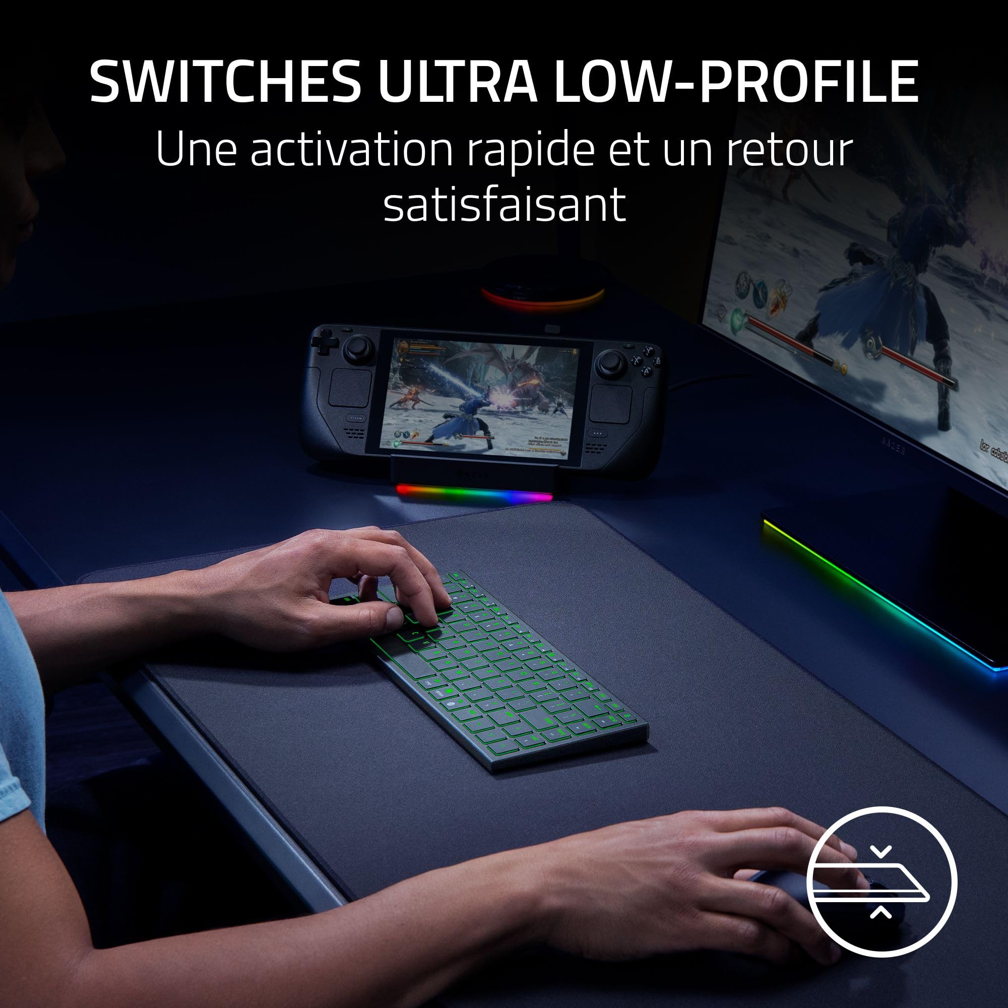 razer-joro-clavier-portable-sans-fil-r-tro-clair-compact-qwerty-us-noir image 7