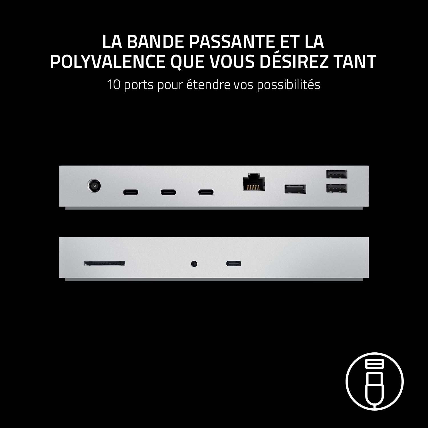 razer-station-d-accueil-thunderbolt-4-blanc-10-ports-double-4k-8k-mac-windows image 2
