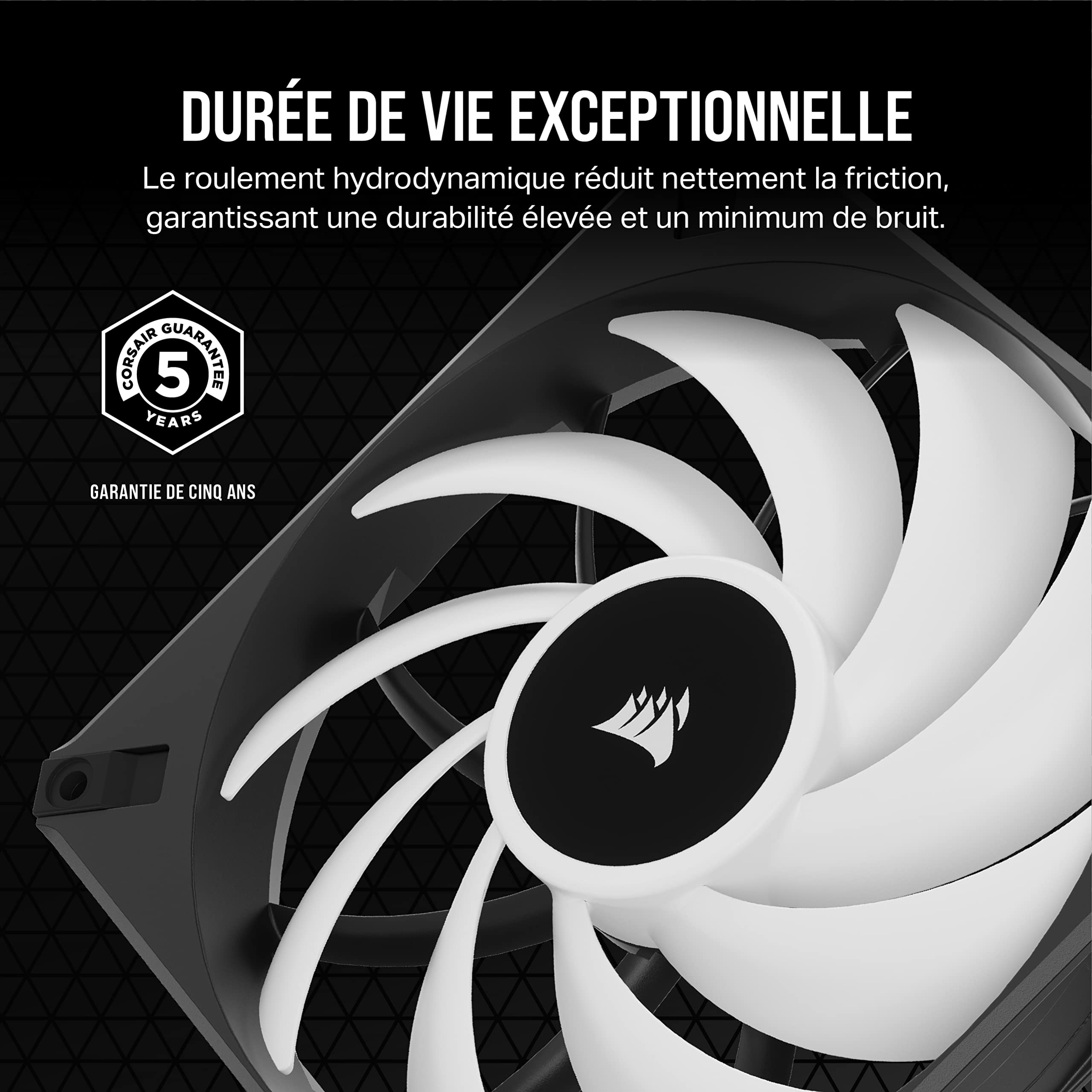 corsair-icue-af140-rgb-elite-140mm-pwm-kit-2-ventilateurs-lighting-node-core-noi image 6