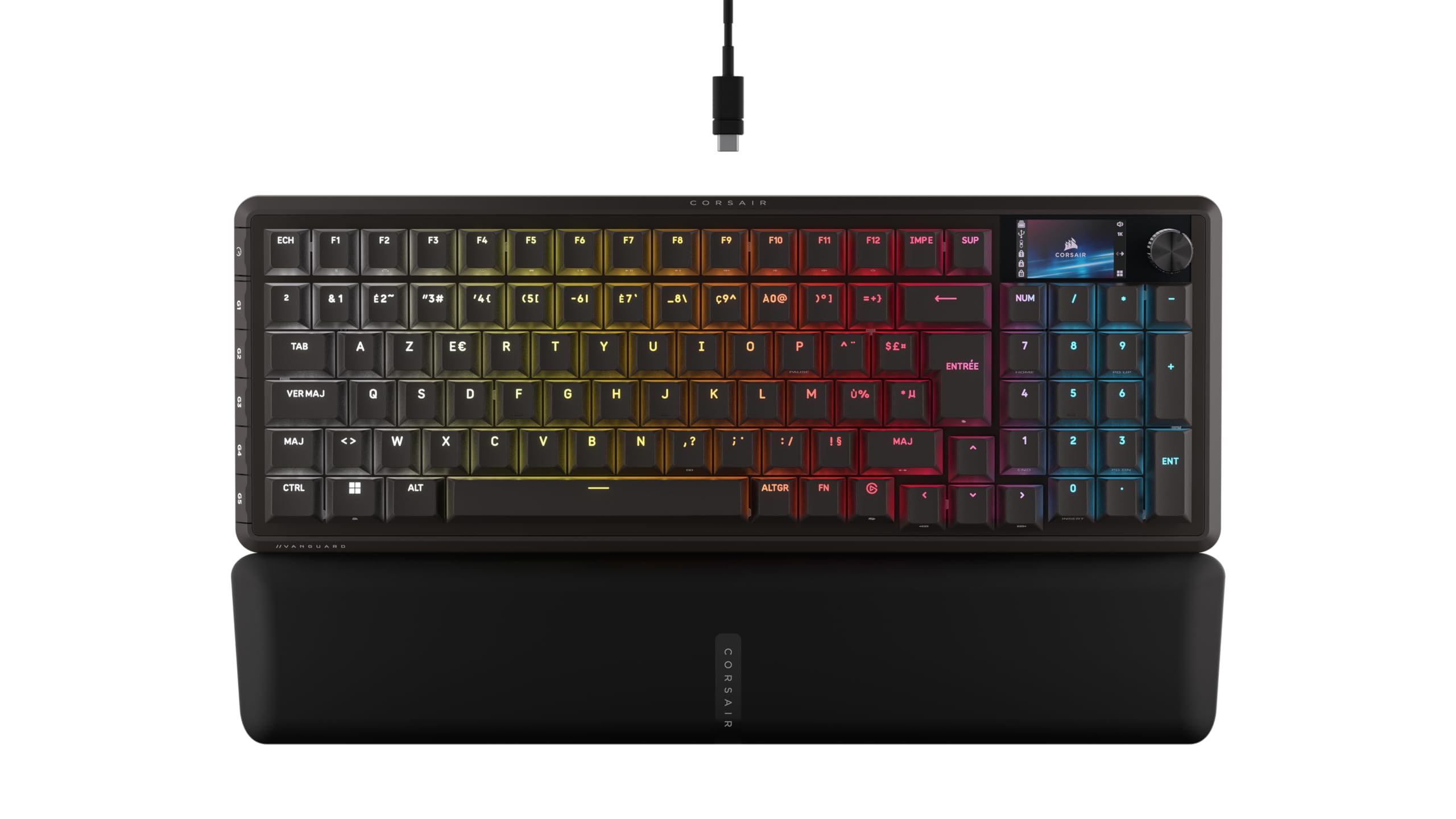 corsair-vanguard-96-clavier-gaming-m-canique-96-8000hz-noir image 1