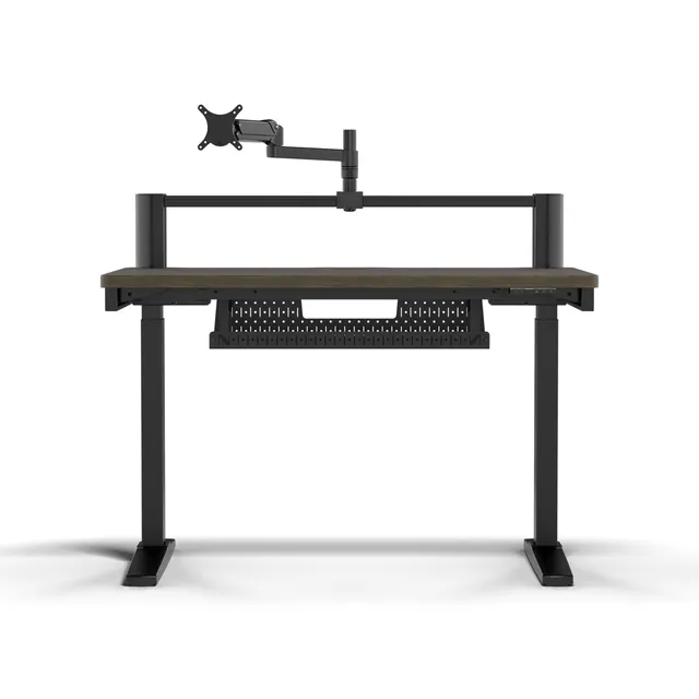 corsair-platform-4-elevate-bureau-gaming-lectrique-120x76-cm-noyer-fonc-bras-cra image 1
