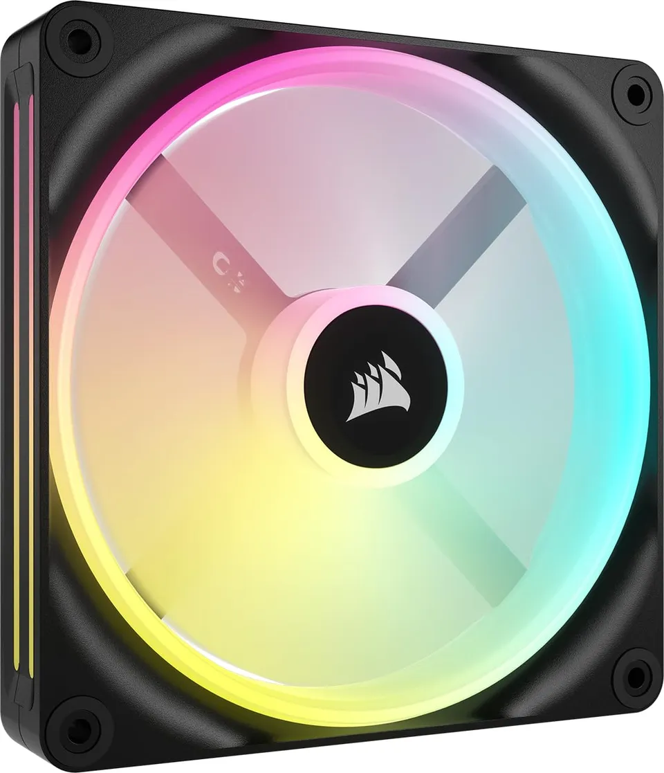 corsair-icue-link-qx140-rgb-140mm-ventilateur-pwm-noir image 1