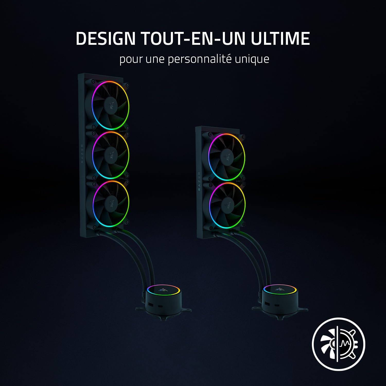 razer-hanbo-chroma-refroidisseur-liquide-aio-360mm-argb image 3
