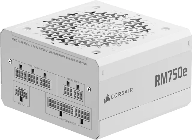 corsair-rm750e-2025-alimentation-atx-750w-enti-rement-modulaire-blanc image 1