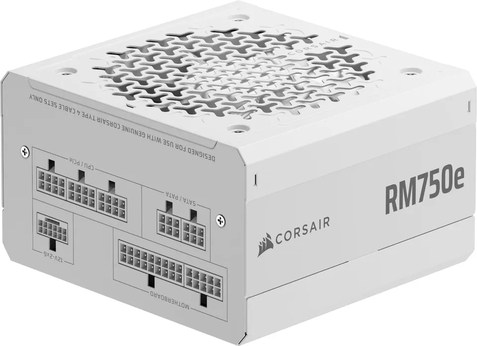 corsair-rm750e-2025-alimentation-atx-750w-enti-rement-modulaire-blanc image 1