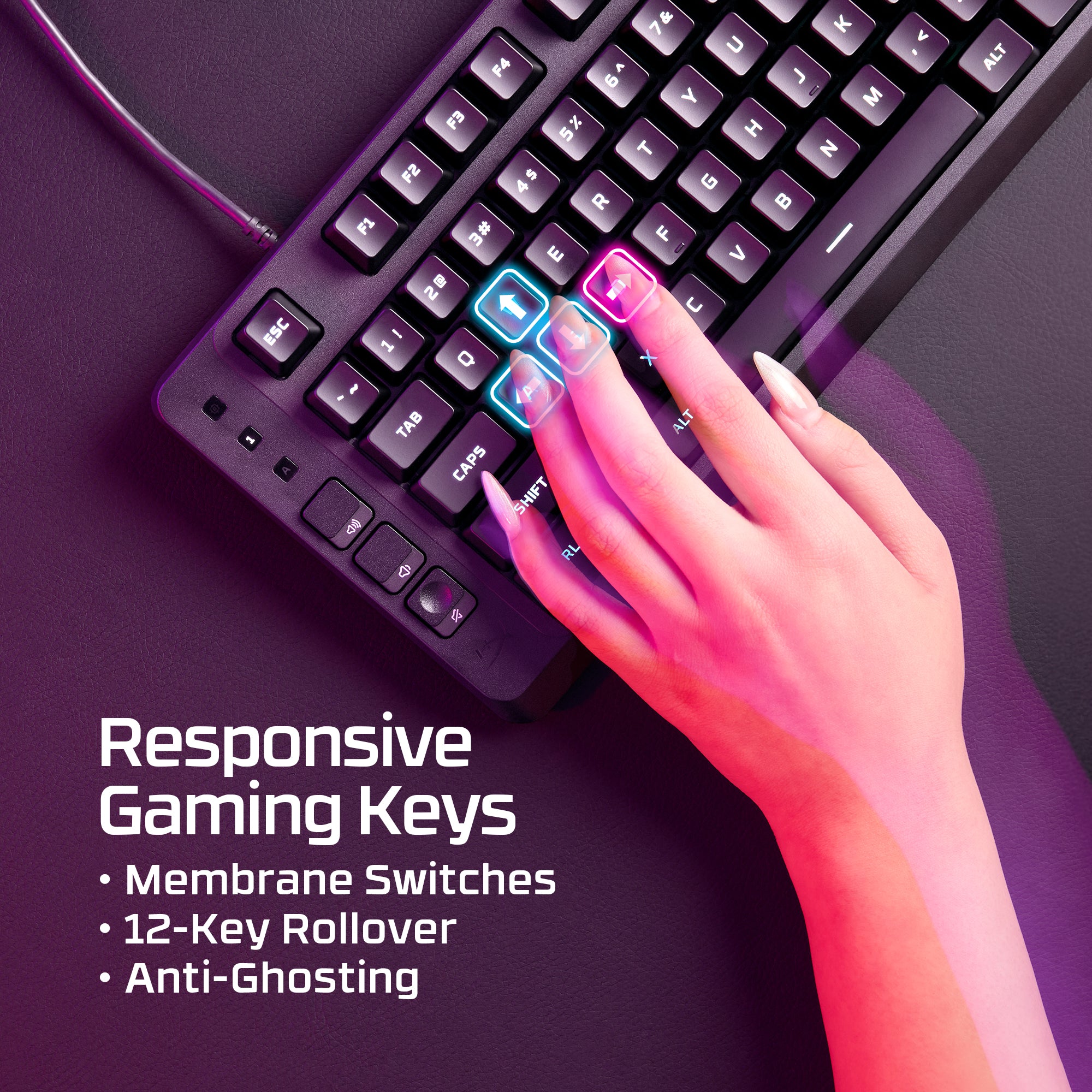 hyperx-eve-1800-clavier-gaming-membrane image 4