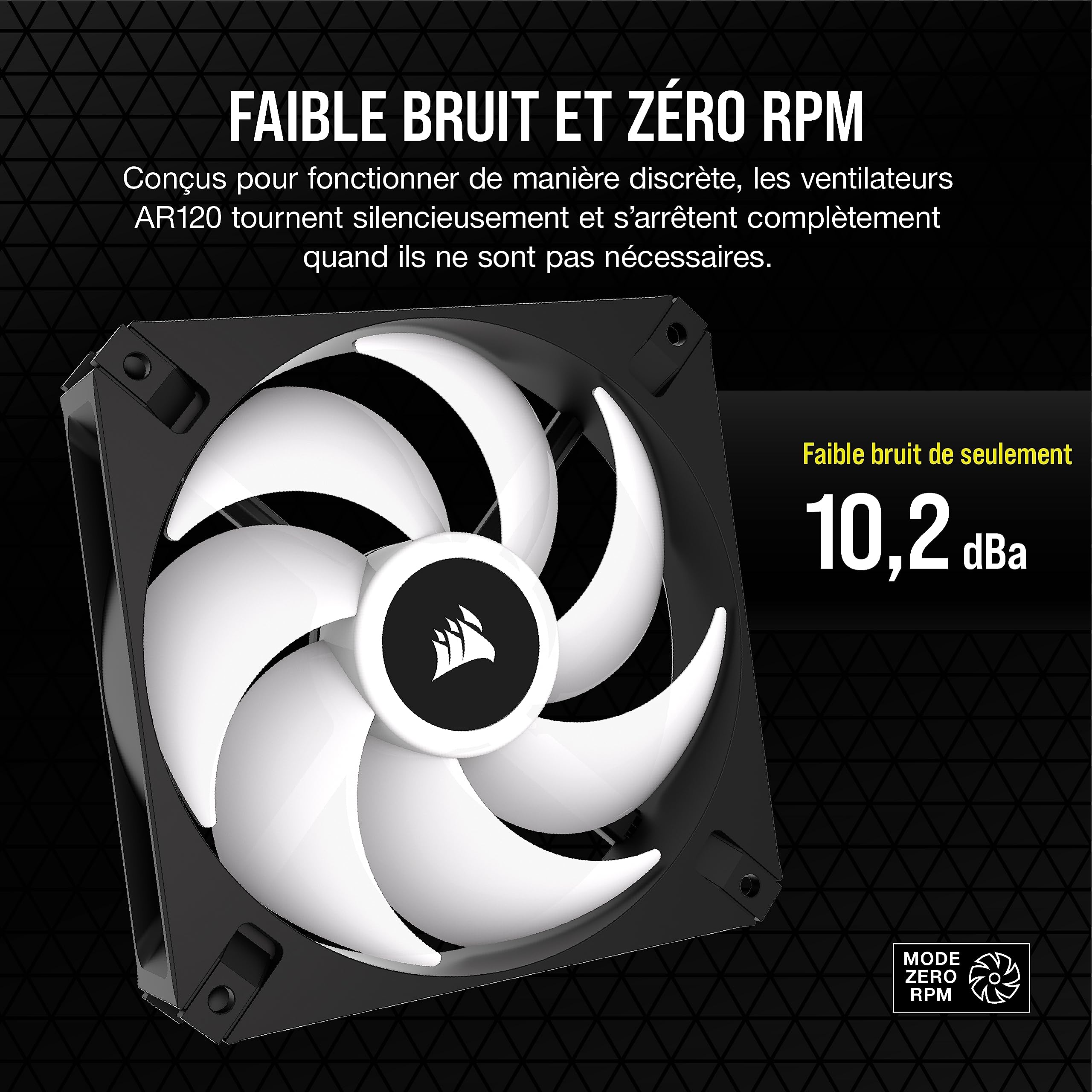 corsair-icue-ar120-rgb-digital-120mm-ventilateur-pc-pack-de-3-noir image 8