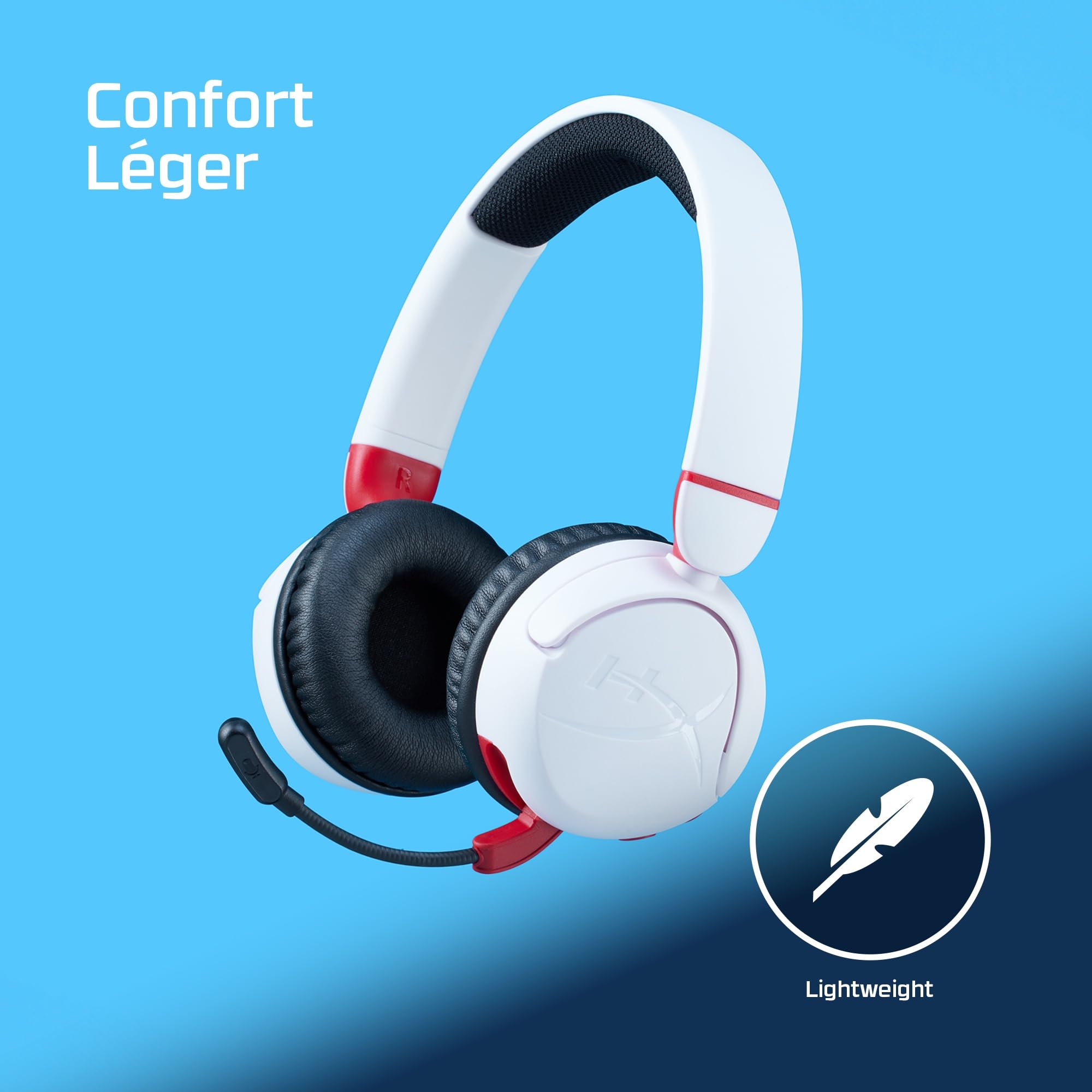 hyperx-cloud-mini-wireless-casque-gaming-enfant-8-12-ans-blanc image 6