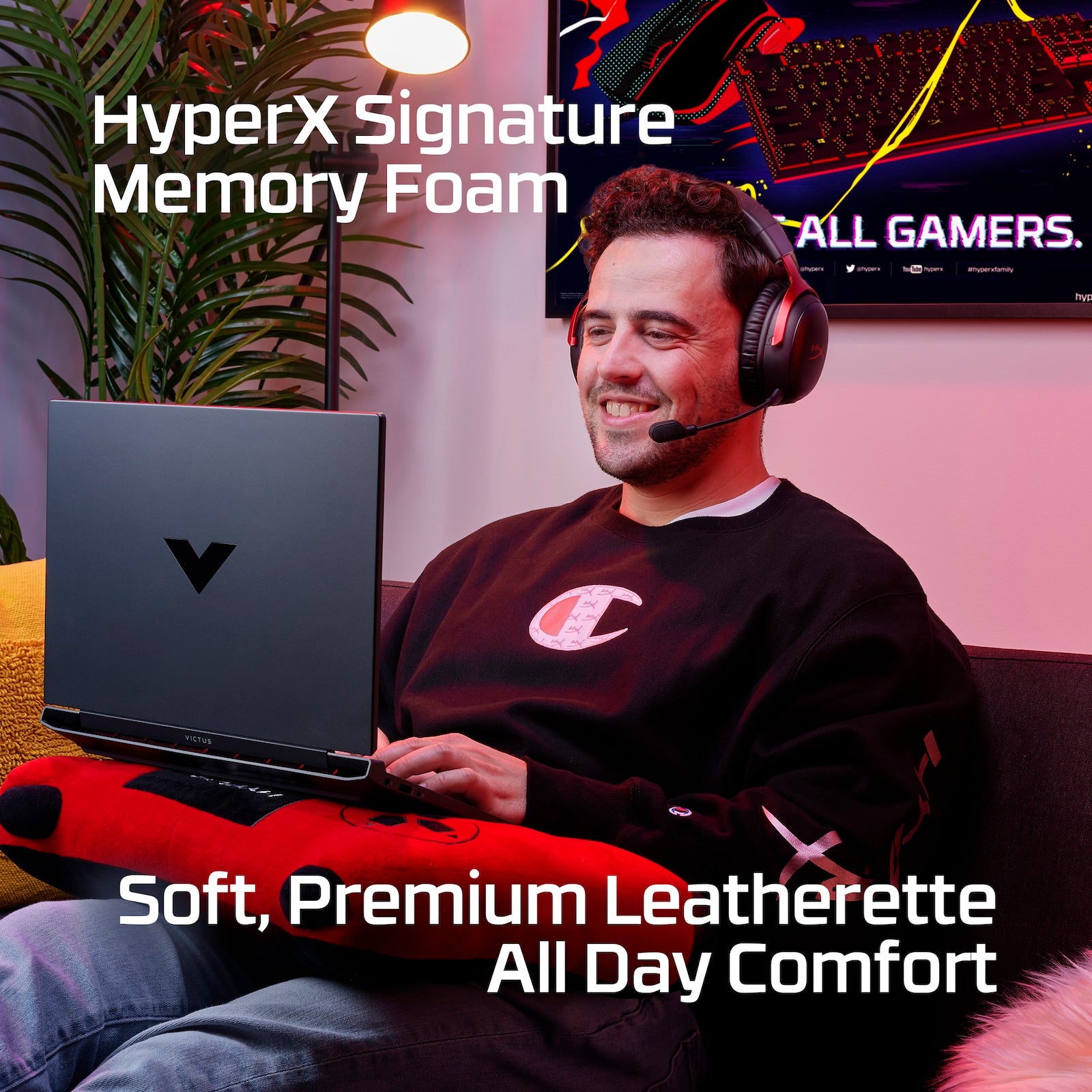 hyperx-cloud-iii-wireless-casque-gaming-sans-fil-noir-rouge image 3