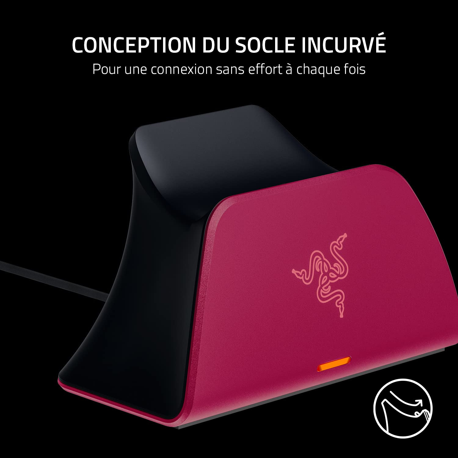 razer-quick-charging-stand-pour-manette-ps5-dualsense-rose image 3