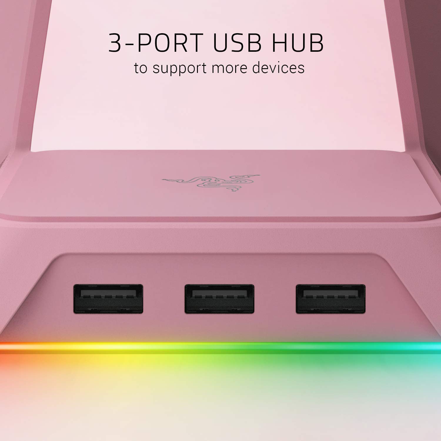 razer-base-station-chroma-support-casque-hub-usb-3-ports-rgb-quartz image 3