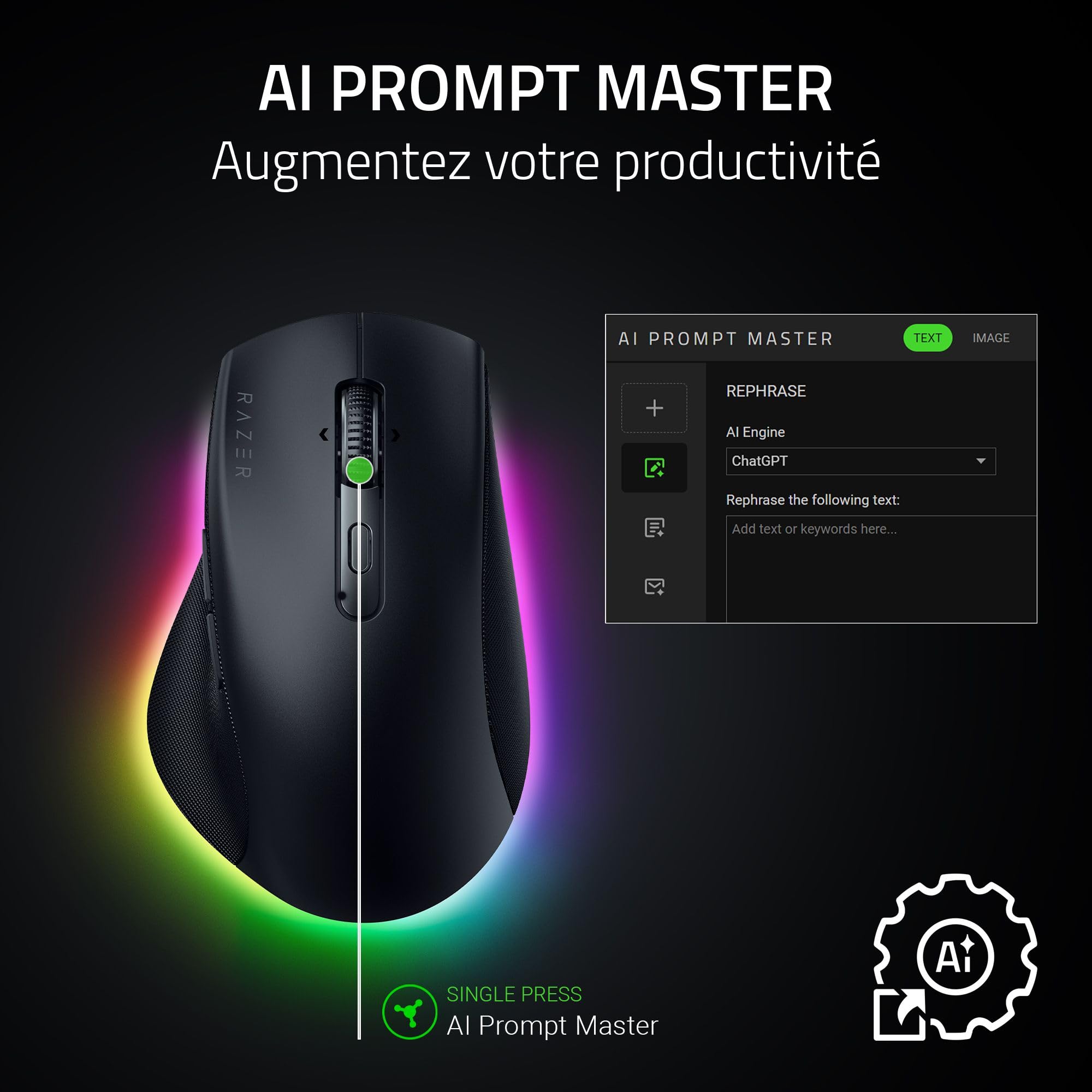 razer-pro-click-v2-souris-ergonomique-sans-fil-30k-dpi-chroma-noir image 3