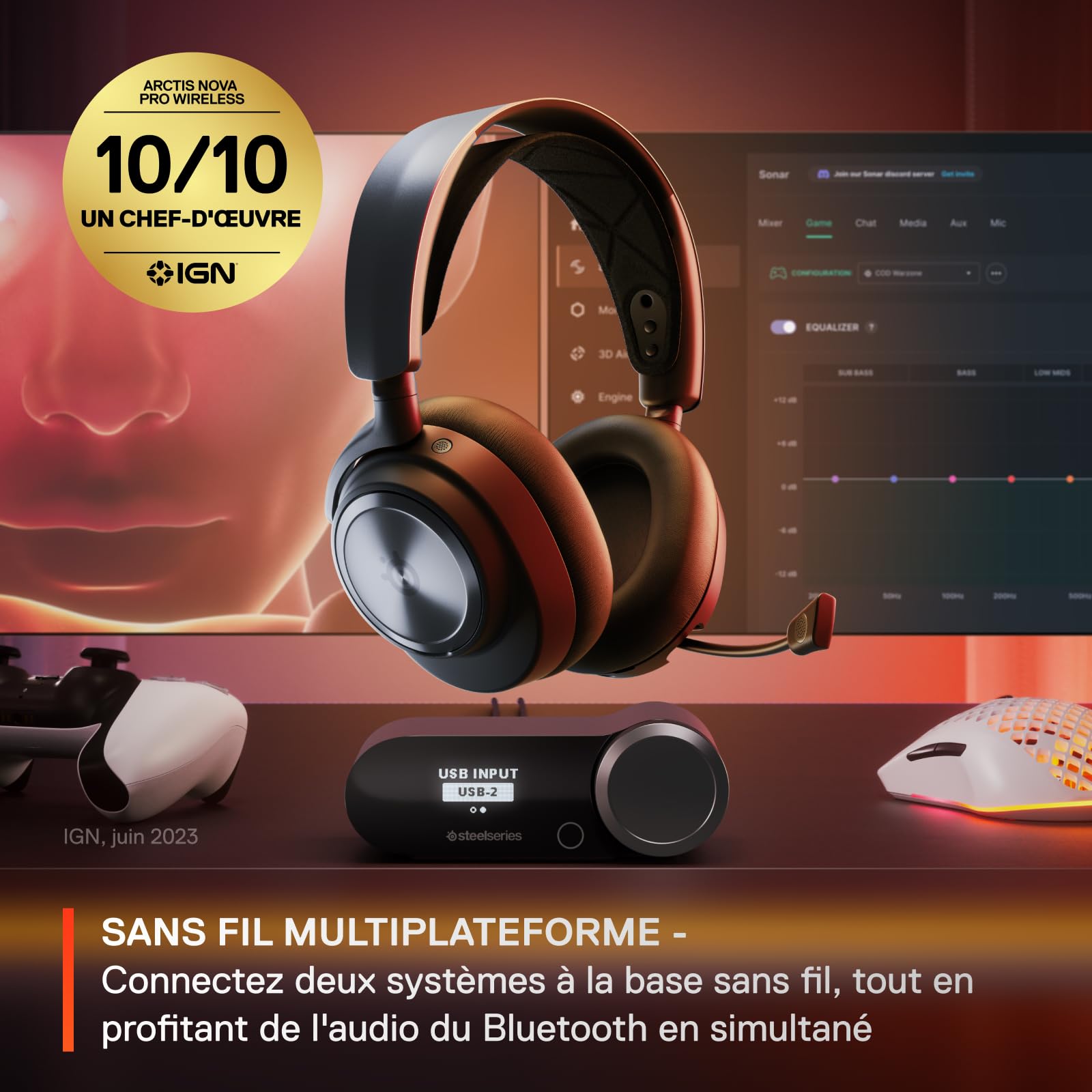 steelseries-arctis-nova-pro-wireless-casque-gaming-multi-syst-me-anc-pc-ps5-swit image 2