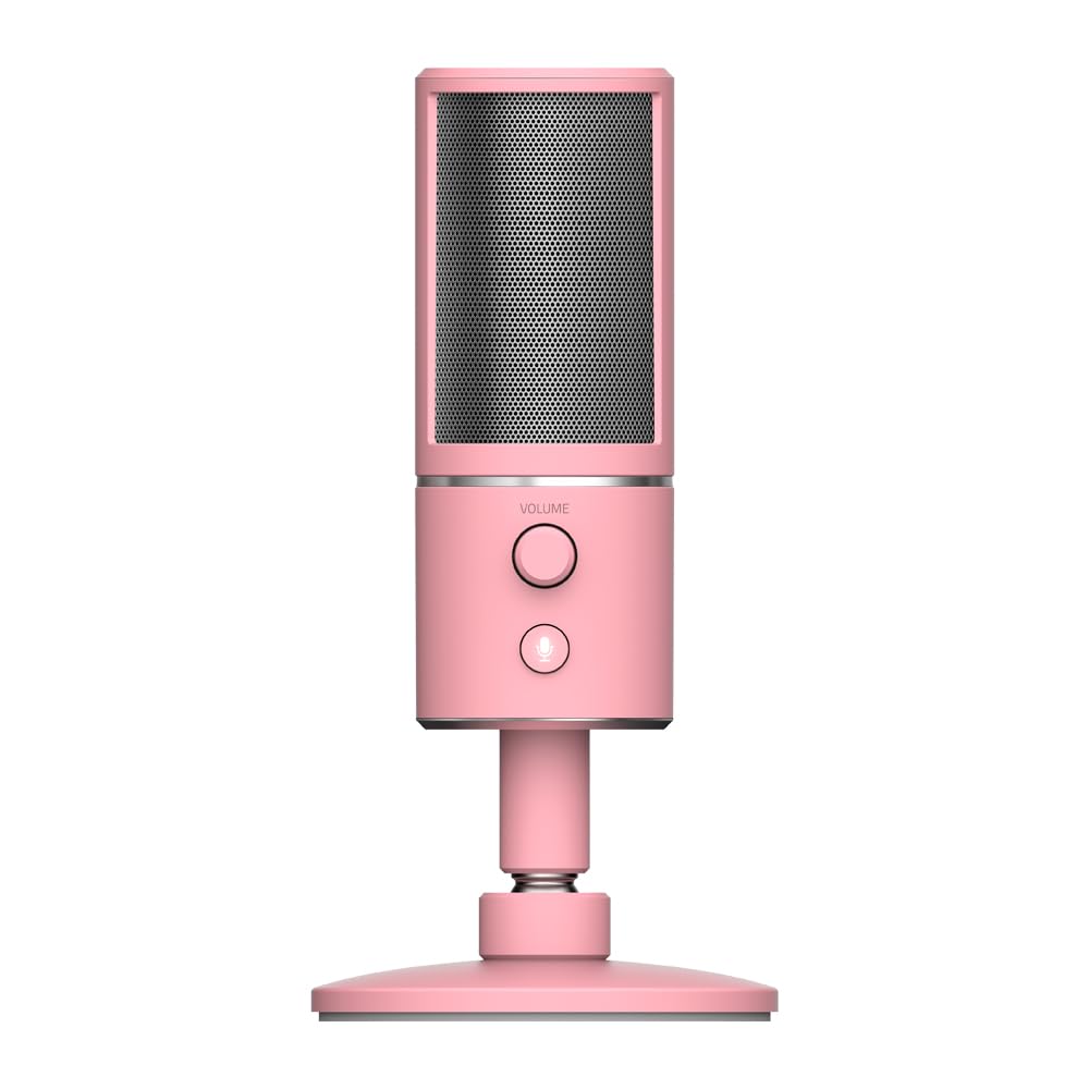 razer-seiren-x-microphone-usb-streaming-supercardio-de-support-antichoc-quartz image 1